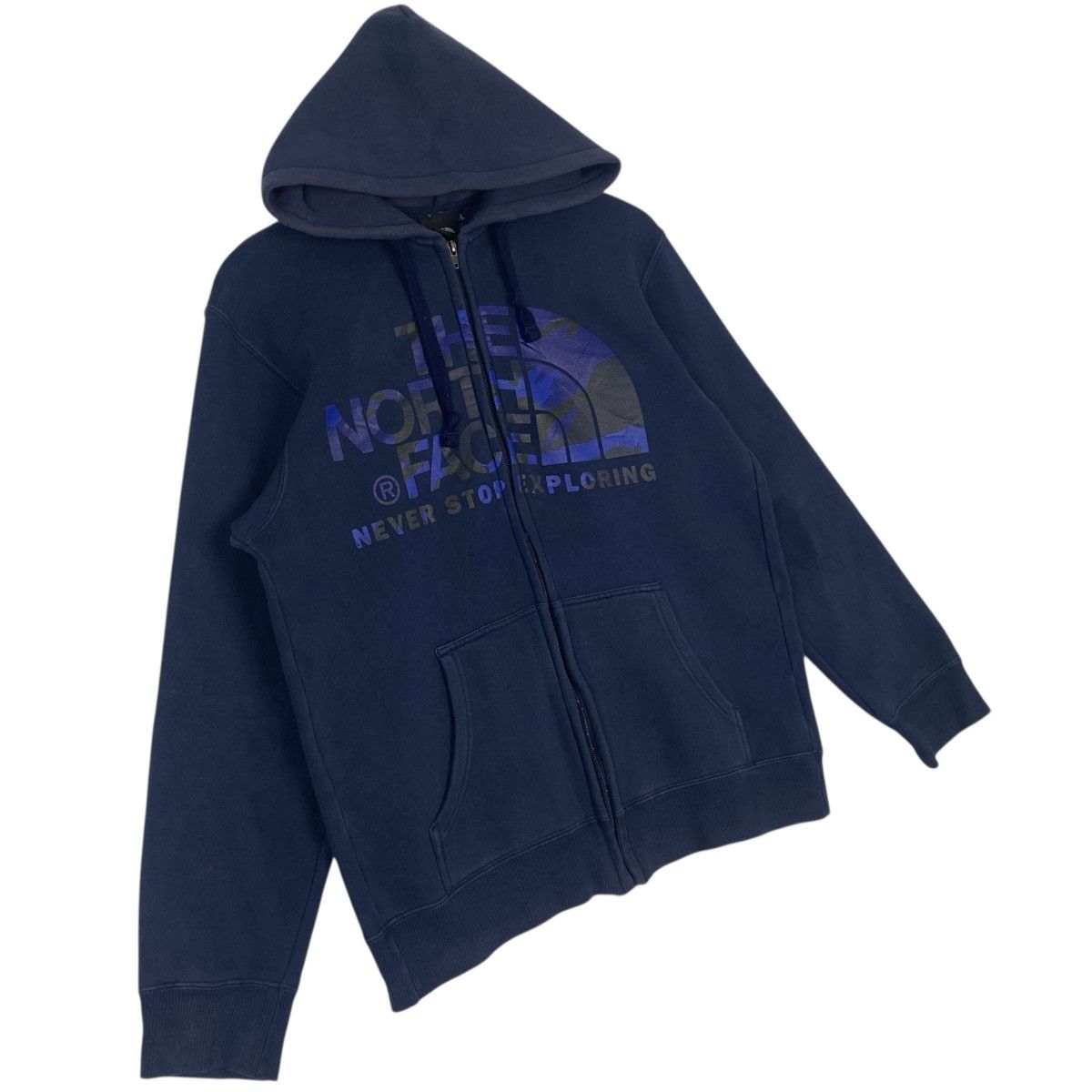 Other Vintage The North Face Hoodie Sweater Navy Blue Size L Size US L / EU 52-54 / 3 - 3 Thumbnail