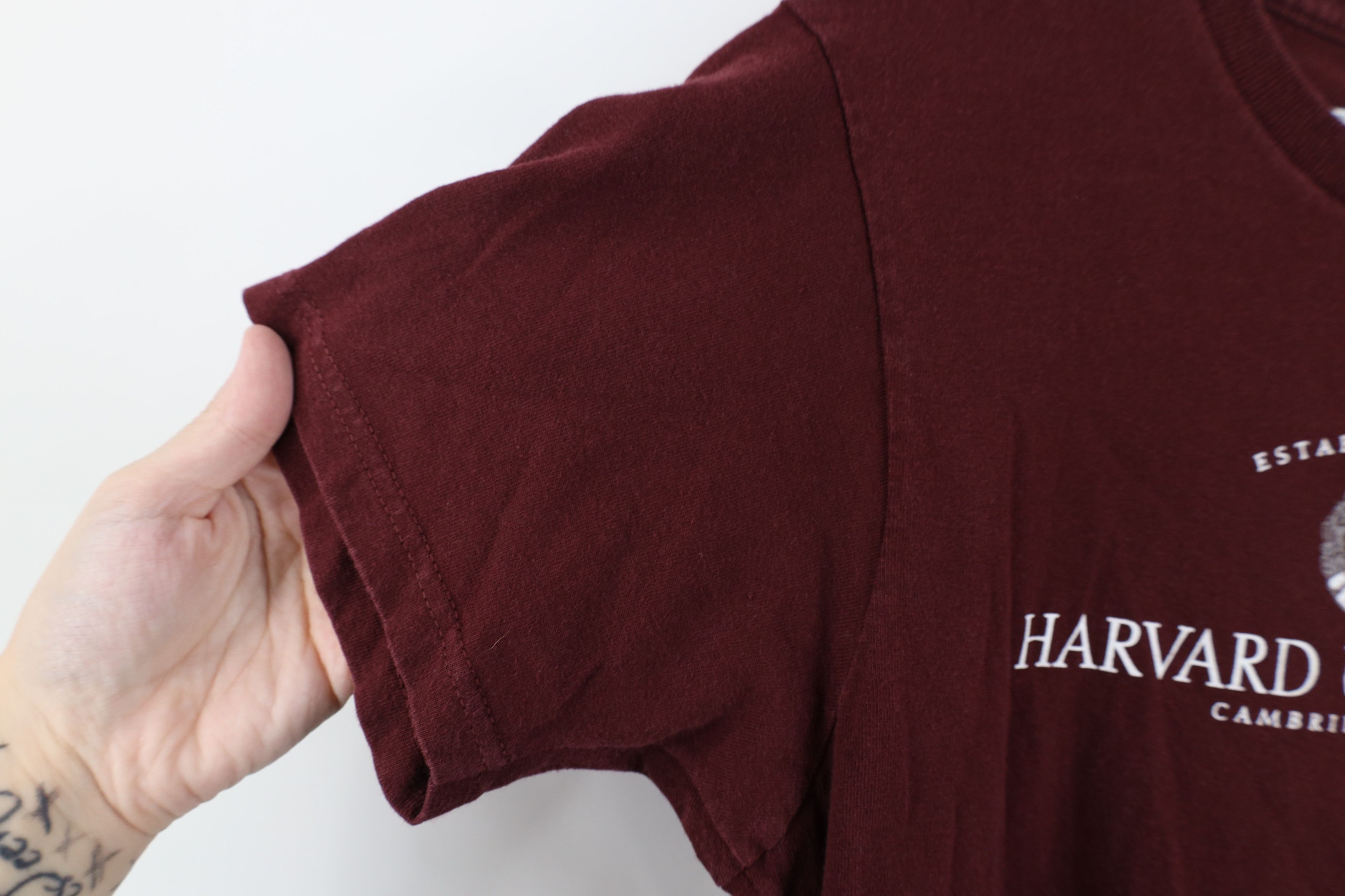 Champion Vintage Champion Spell Out Harvard University T-Shirt Red Size L / US 10 / IT 46 - 6 Thumbnail