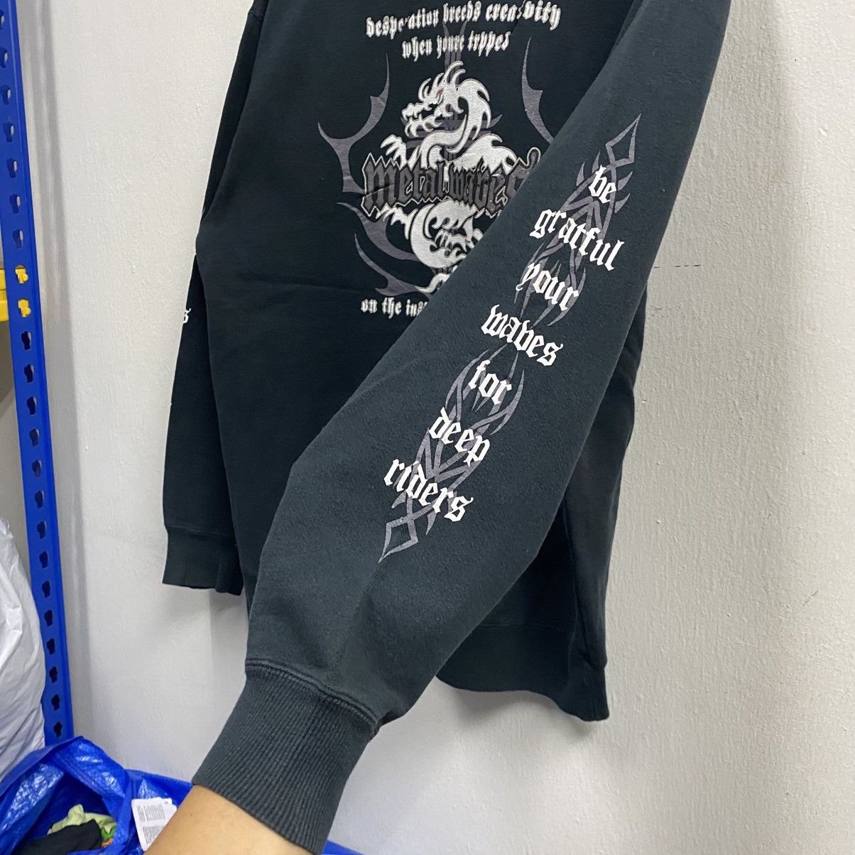 Japanese Brand Dig Deep Japanese Brand Dragon Cross Sweatshirts Size US L / EU 52-54 / 3 - 5 Thumbnail