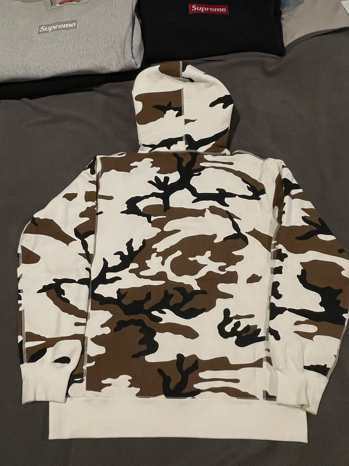 Supreme Supreme Cow Camo Box logo hoodie 2017 Size US XL / EU 56 / 4 - 16 Thumbnail