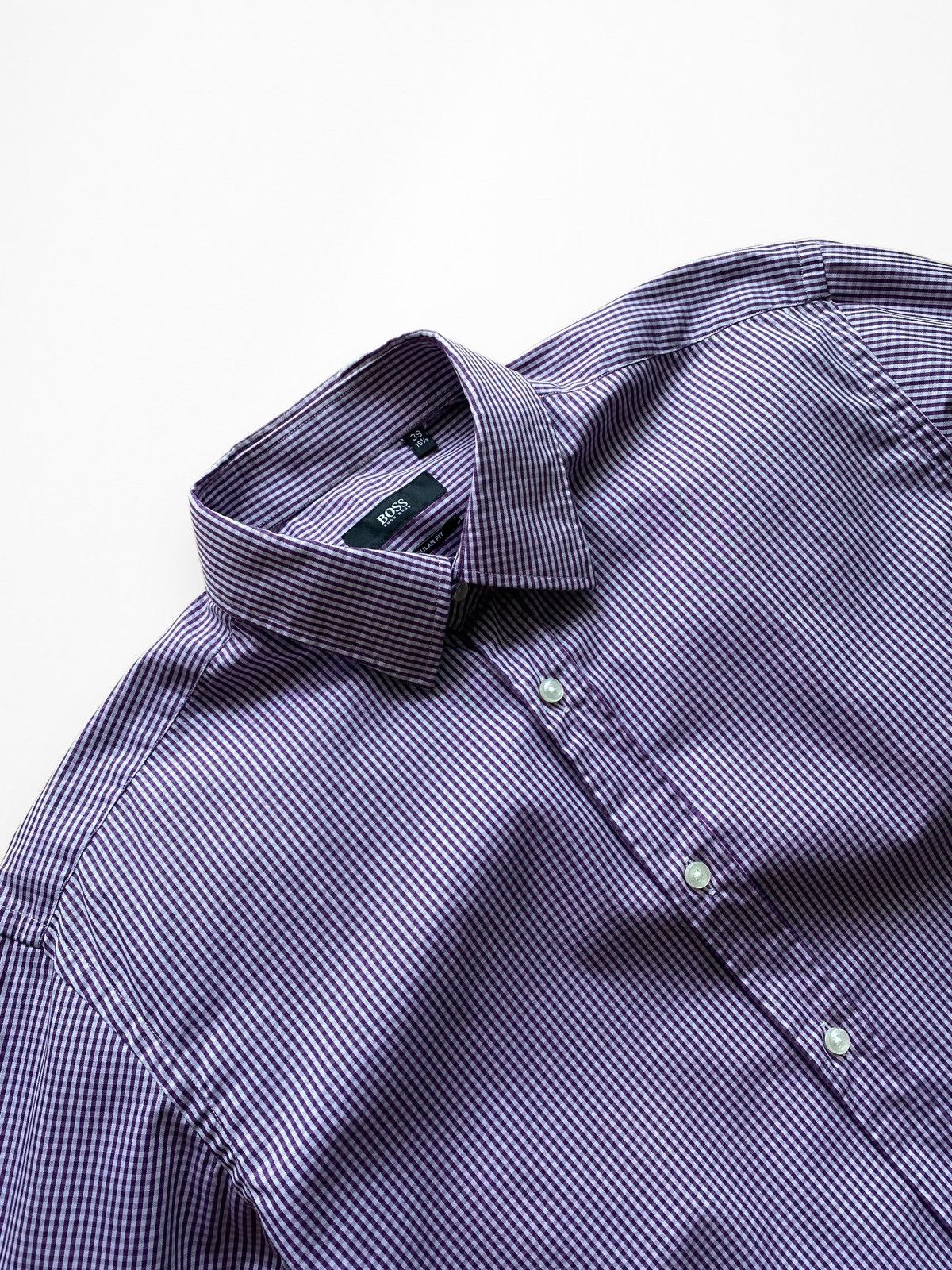 Hugo Boss Hugo Boss Regular fit check ls shirt made in Italy Size US M / EU 48-50 / 2 - 2 Thumbnail