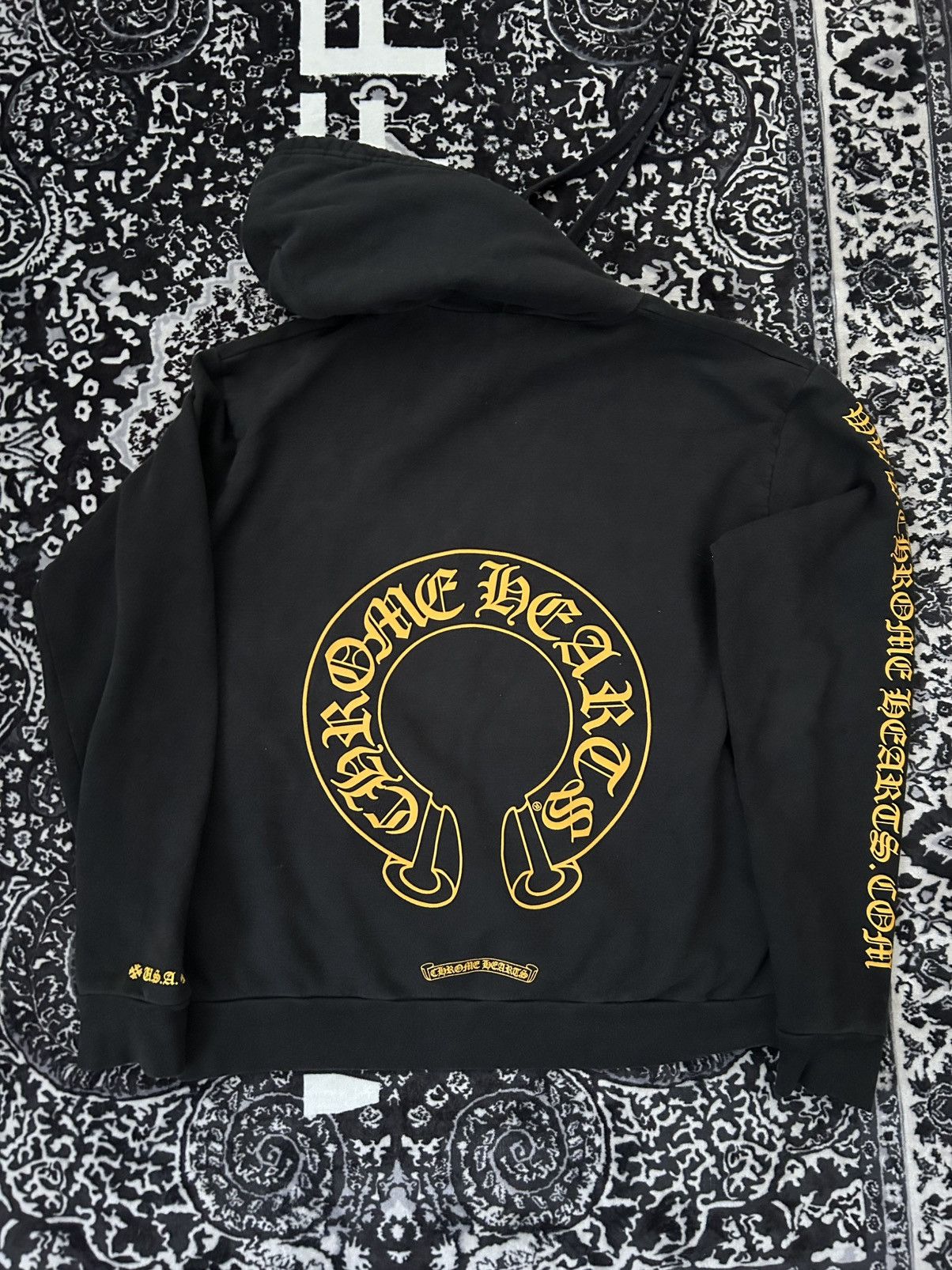 Chrome Hearts Chrome Hearts gold Online exclusive horseshoe hoodie CLEAN! Size US S / EU 44-46 / 1 - 6 Thumbnail