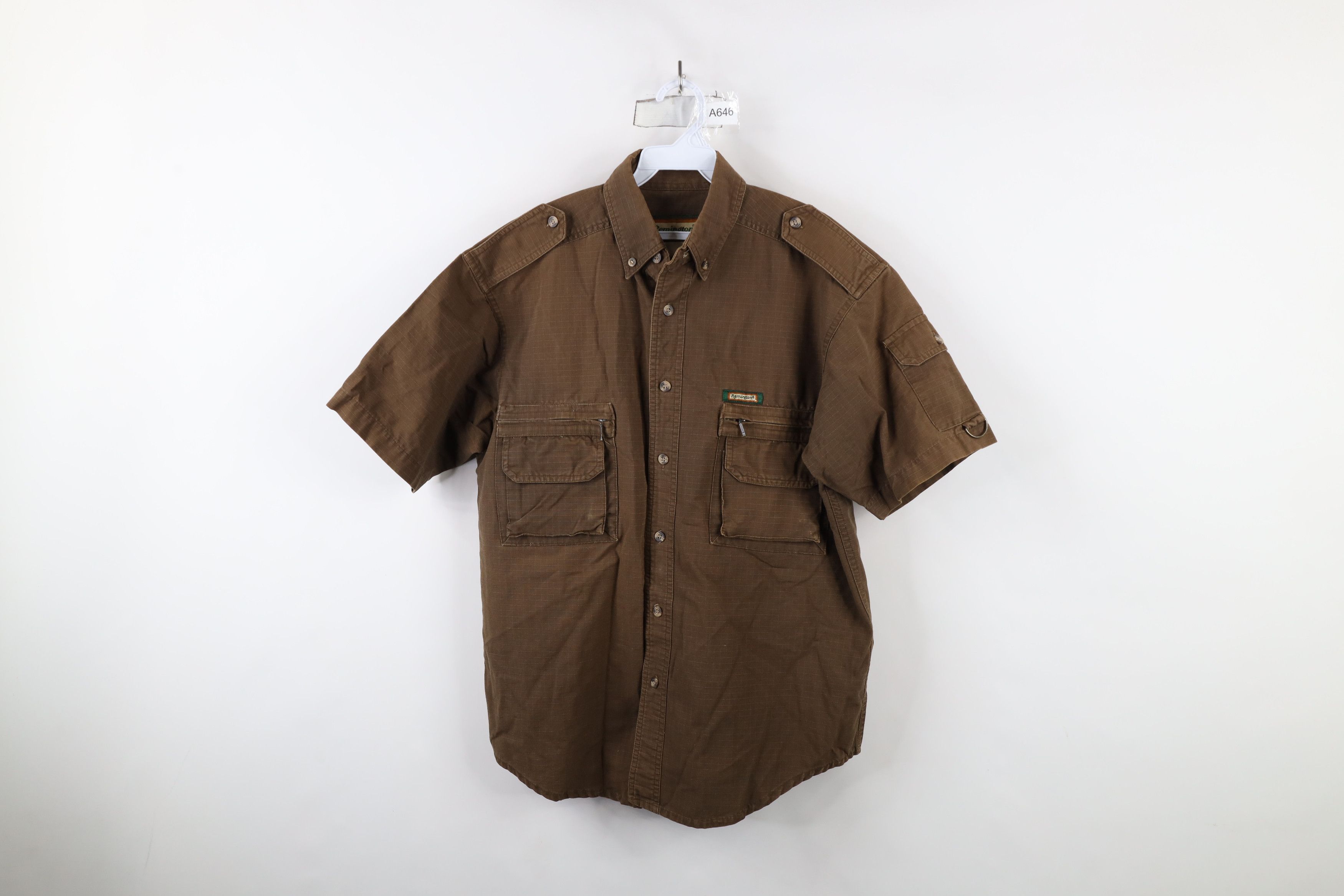 Vintage Vintage Remington Safari Bush Collared Button Down Shirt Size US XL / EU 56 / 4 - 1 Thumbnail
