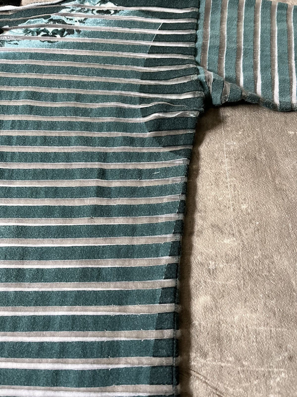 Jean Paul Gaultier Vintage Jean Paul Gaultier Aqua mesh top striped rare Size M / US 6-8 / IT 42-44 - 12 Thumbnail