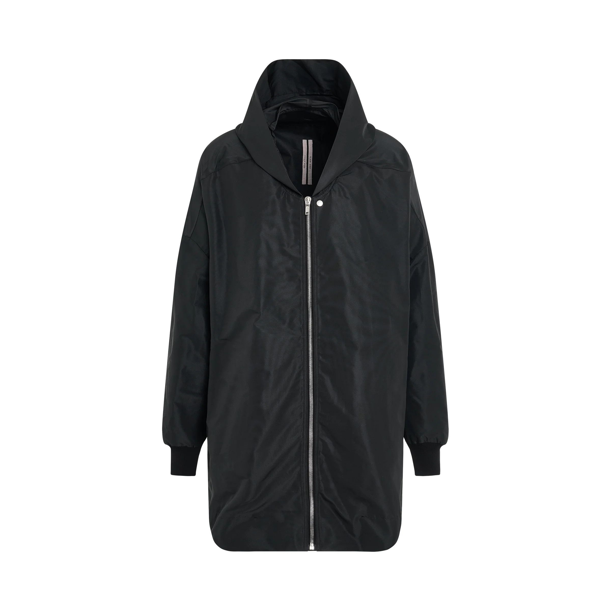 Rick Owens o1mris0824 Size: OS / Hooded Jacket in Black Size US S / EU 44-46 / 1 - 1 Thumbnail