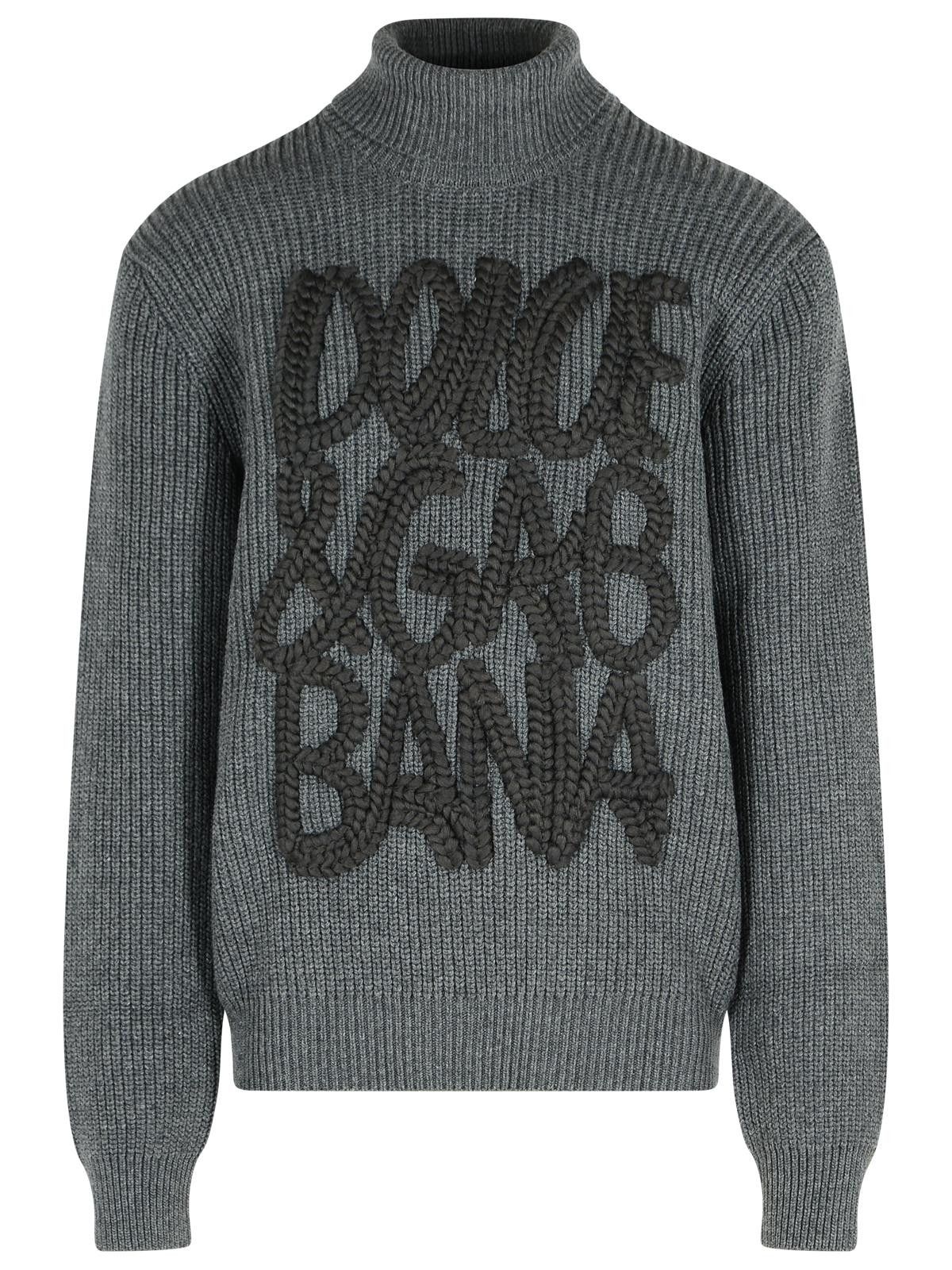 Dolce & Gabbana DOLCE & GABBANA I Grey Virgin Wool Sweater Size US XL / EU 56 / 4 - 1 Thumbnail