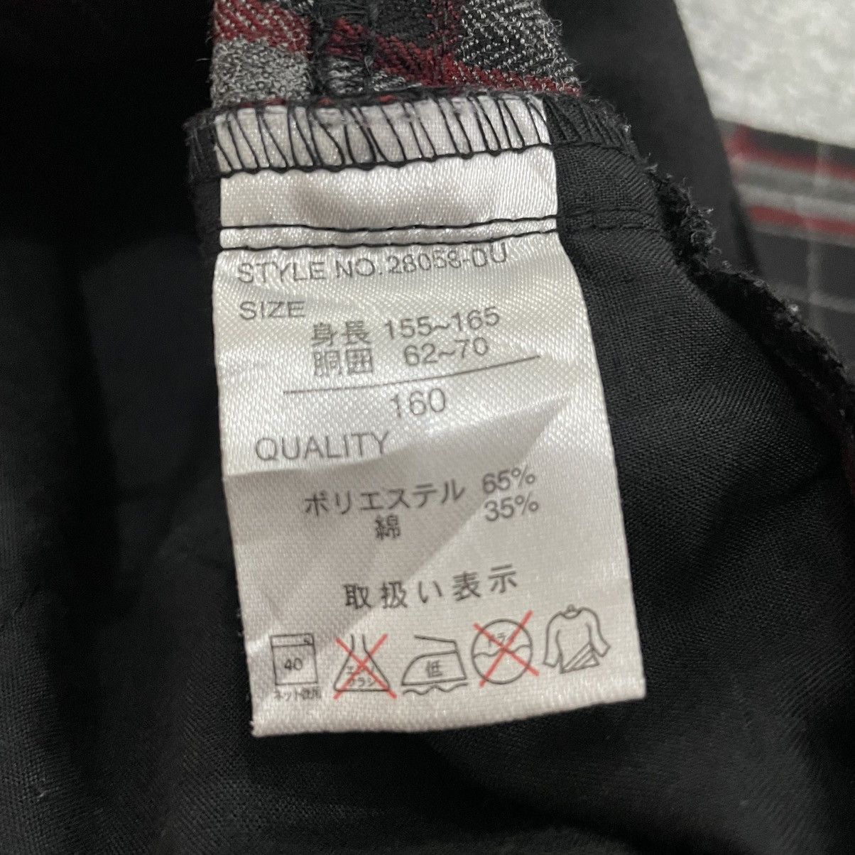 Japanese Brand Japanese Denifits Casual Pants Plaid Size US 27 - 7 Thumbnail