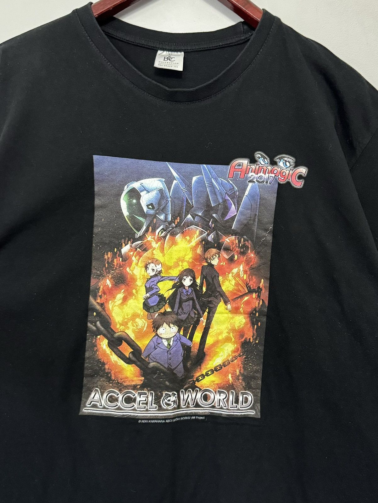 Anime Rare Animagic 2017 Accel World Anime T-shirt Size US XL / EU 56 / 4 - 2 Thumbnail