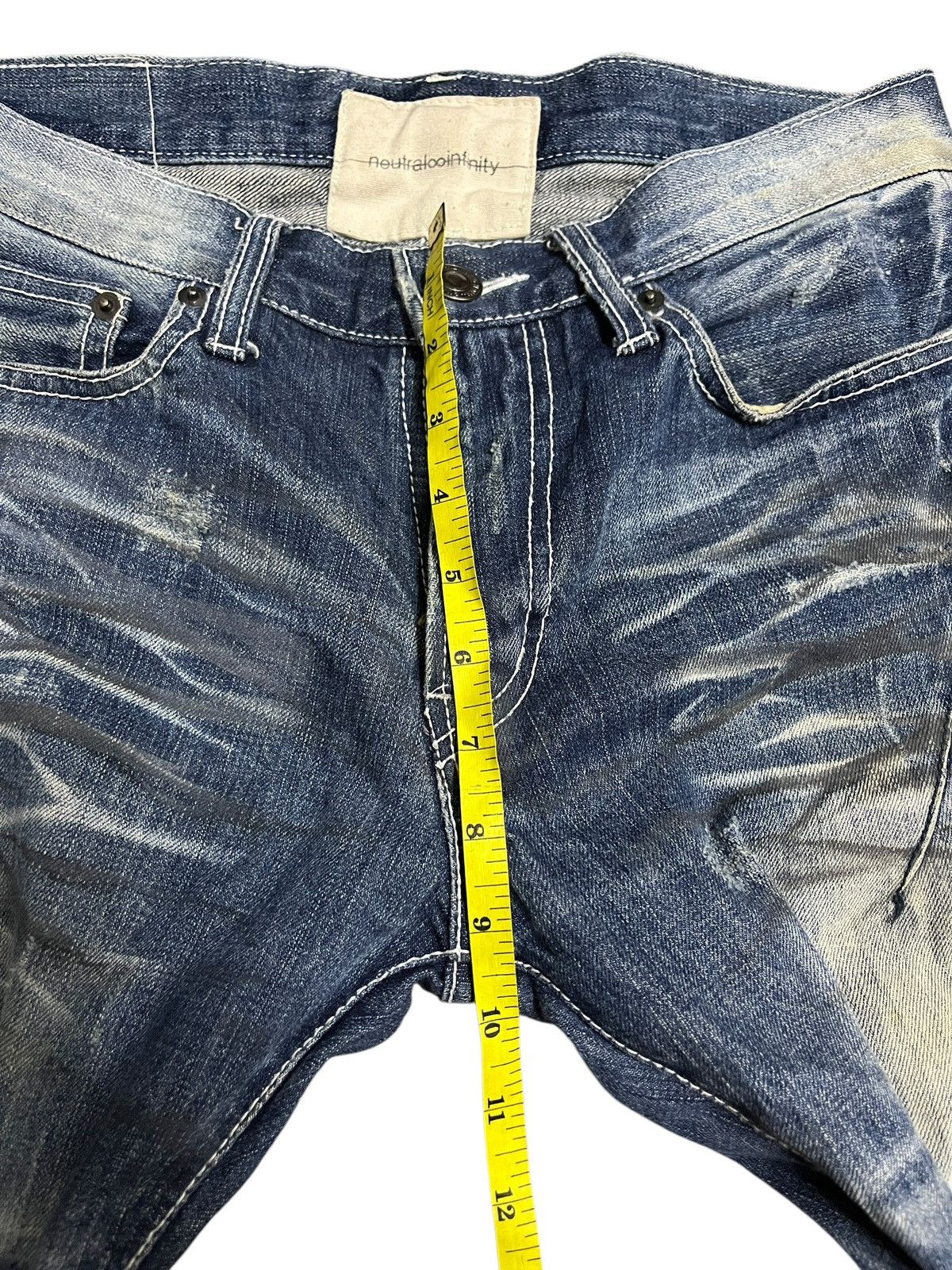 Neutral Infinity Clawmark Seditionaries Distressed Denim