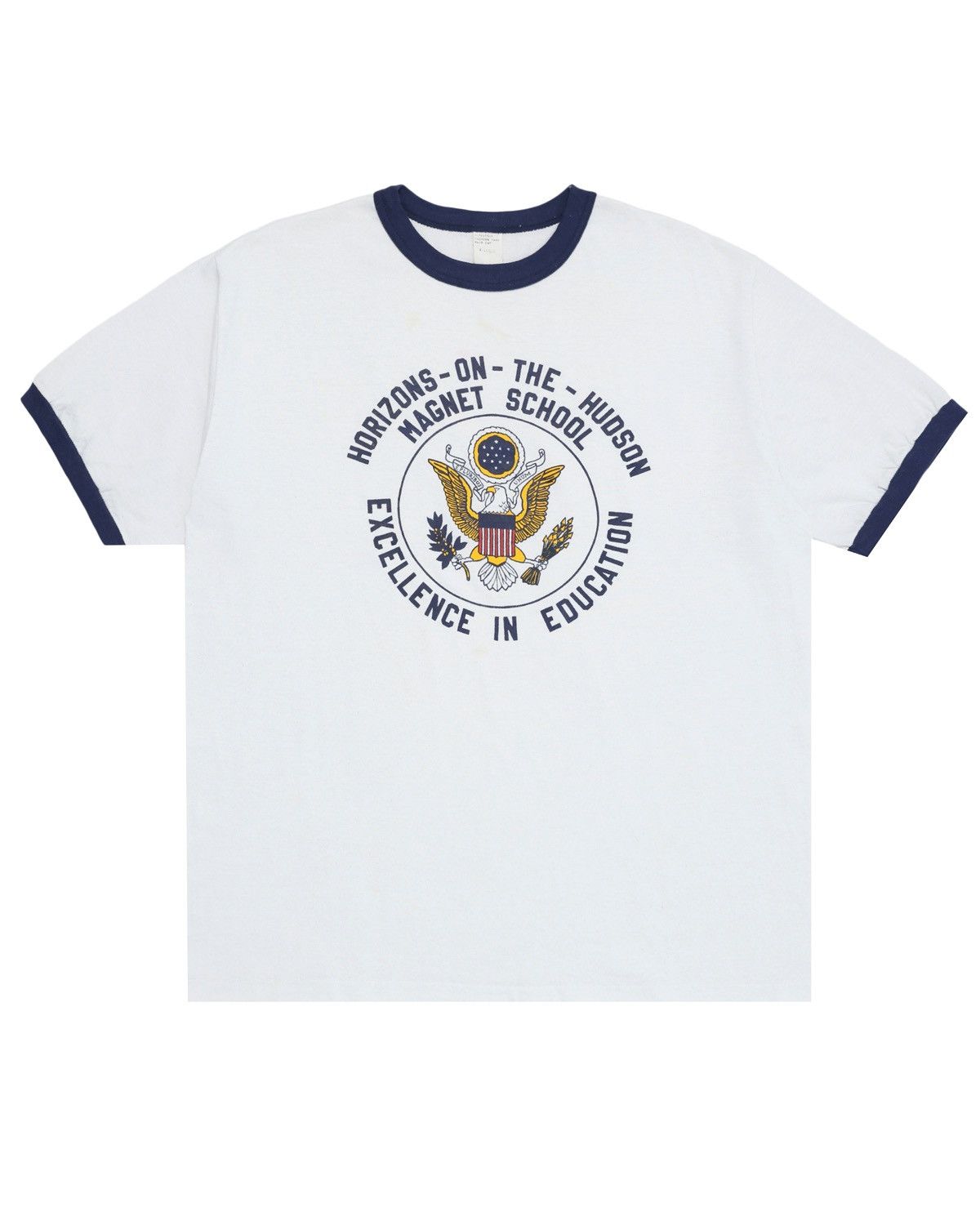Vintage Horizons-on-the-Hudson Magnet School Ringer Tee Size US XL / EU 56 / 4 - 1 Thumbnail