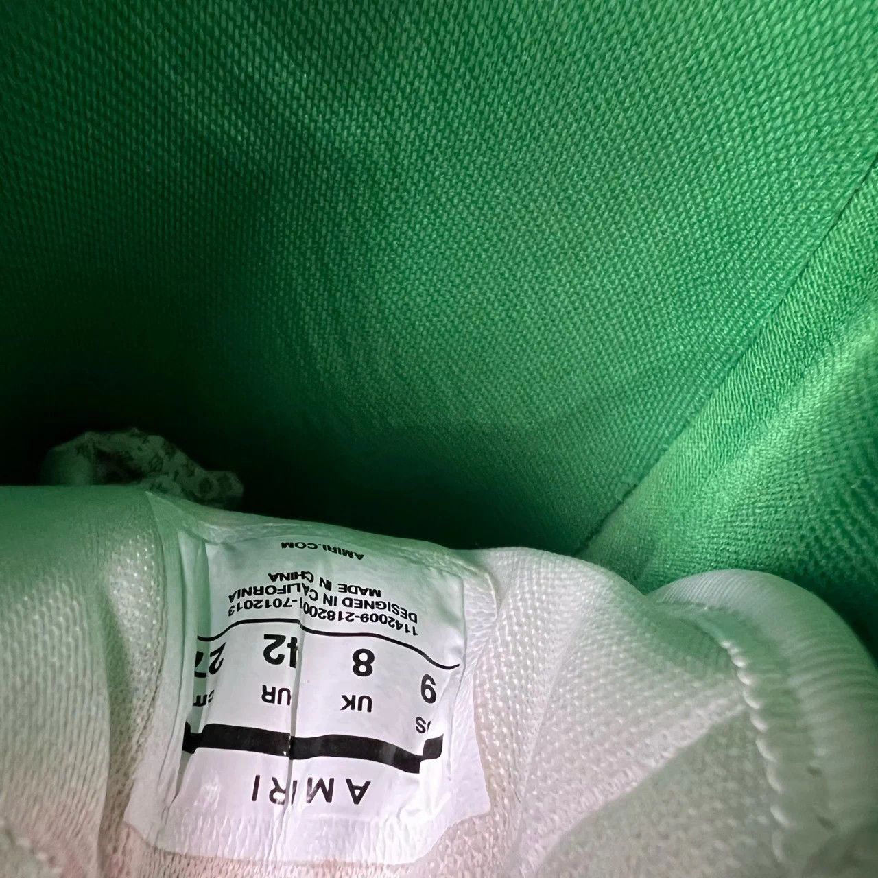 Amiri Amiri Bone Shoes OG White/Green 42 With Box Slight Scuffs Size US 9 / EU 42 - 7 Thumbnail