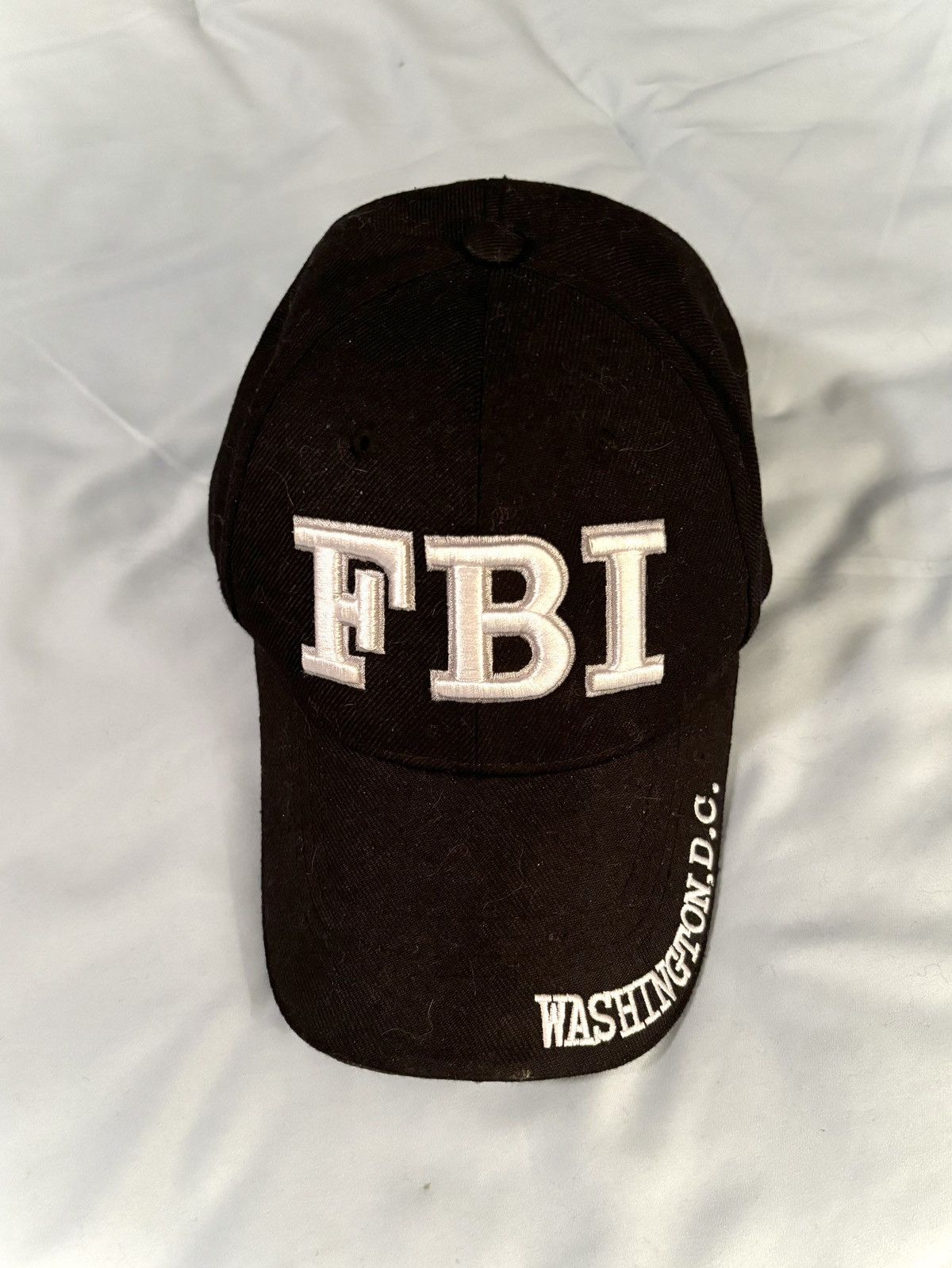 Vintage FBI Embroidered Hat Logo Washington DC USA Adjustable Strap Size ONE SIZE - 1 Thumbnail