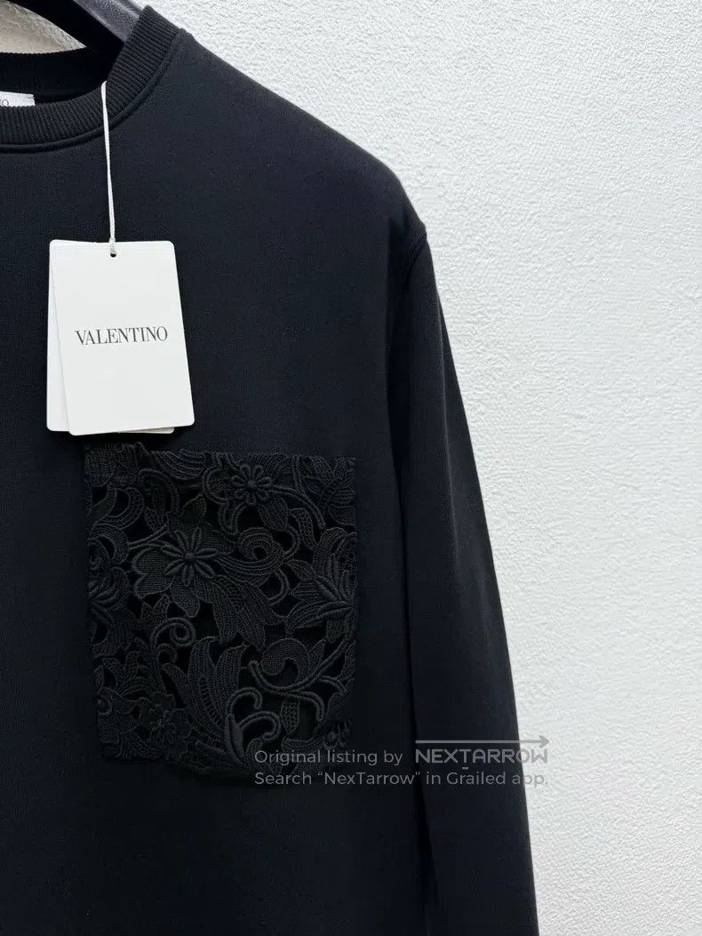 Valentino Valentino Woven pocket sweatshirt Size S / US 4 / IT 40 - 3 Thumbnail