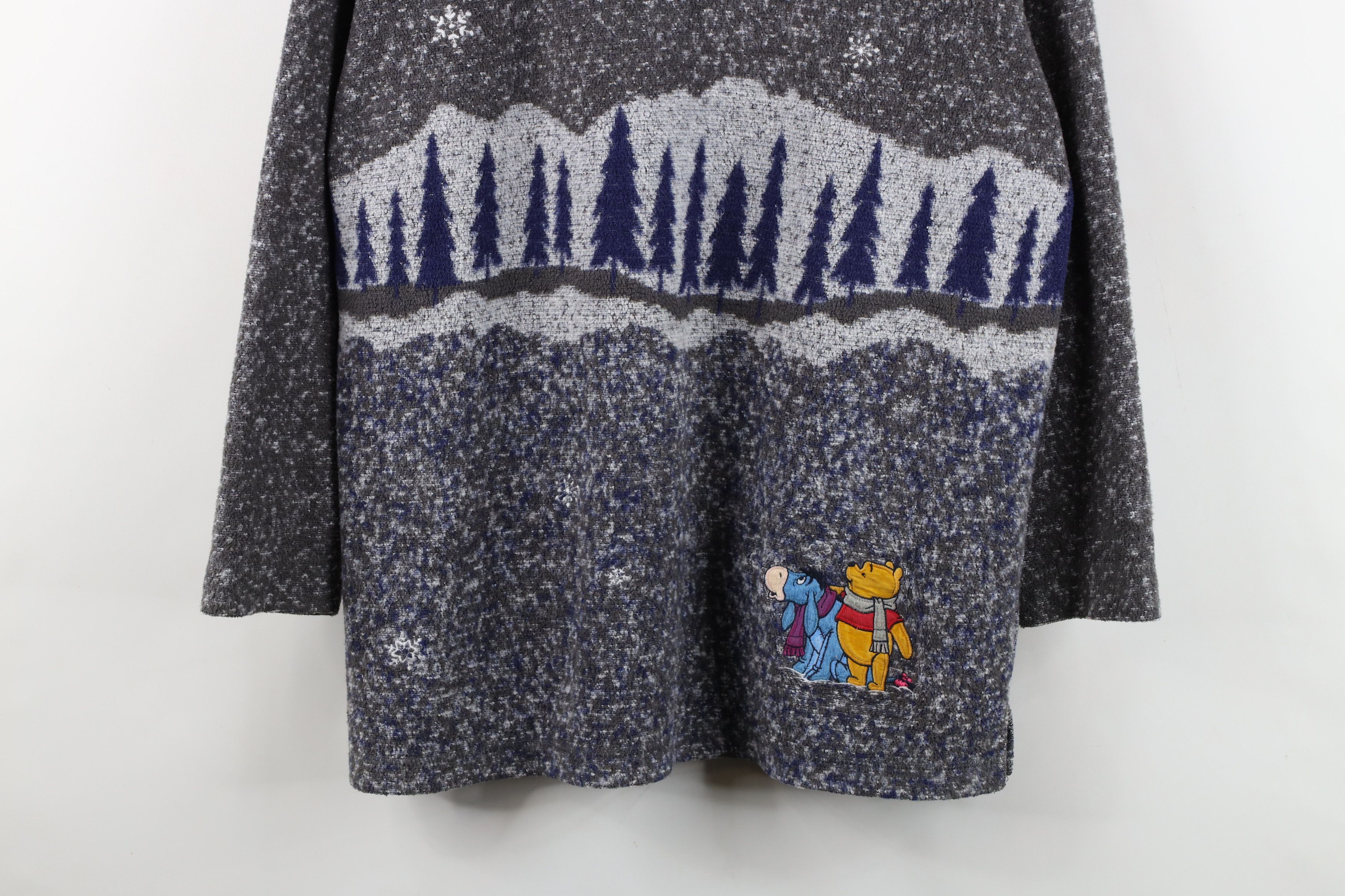 Disney Vintage 90s Disney Winnie the Pooh All Over Print Sweater Size M / US 6-8 / IT 42-44 - 3 Thumbnail