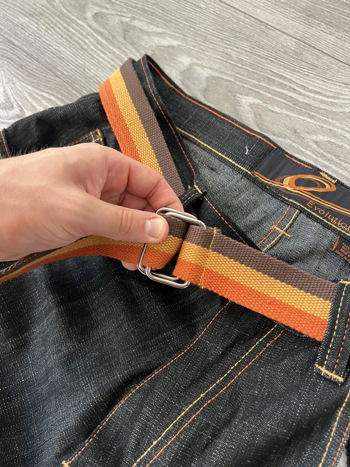 Other Evolution in Design Rap Y2k Men’s Embroidered Logo OG Jeans Size US 36 / EU 52 - 12 Thumbnail