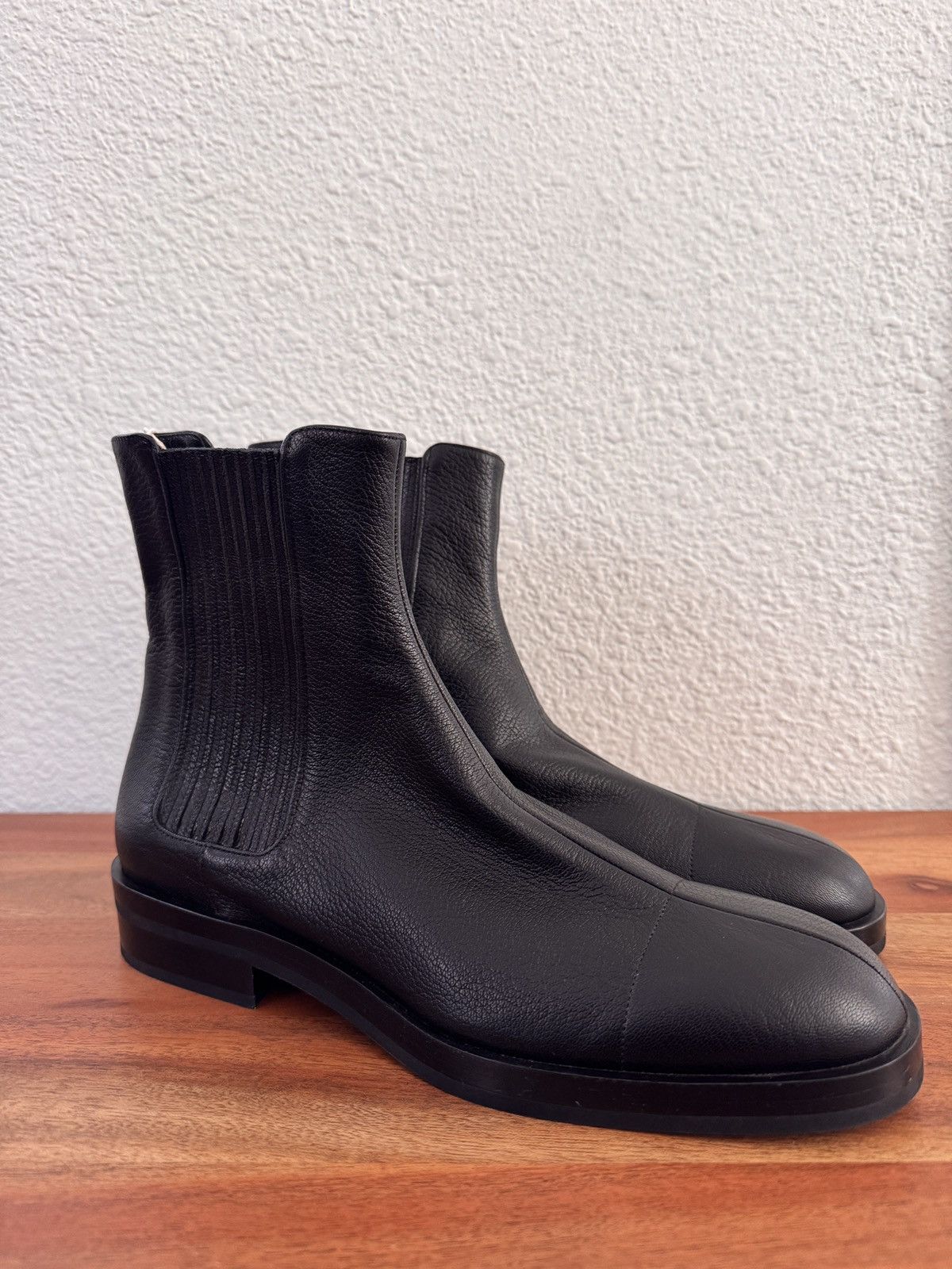Jil Sander Black Center Split Boot Size US 11 / IT 41 - 6 Thumbnail