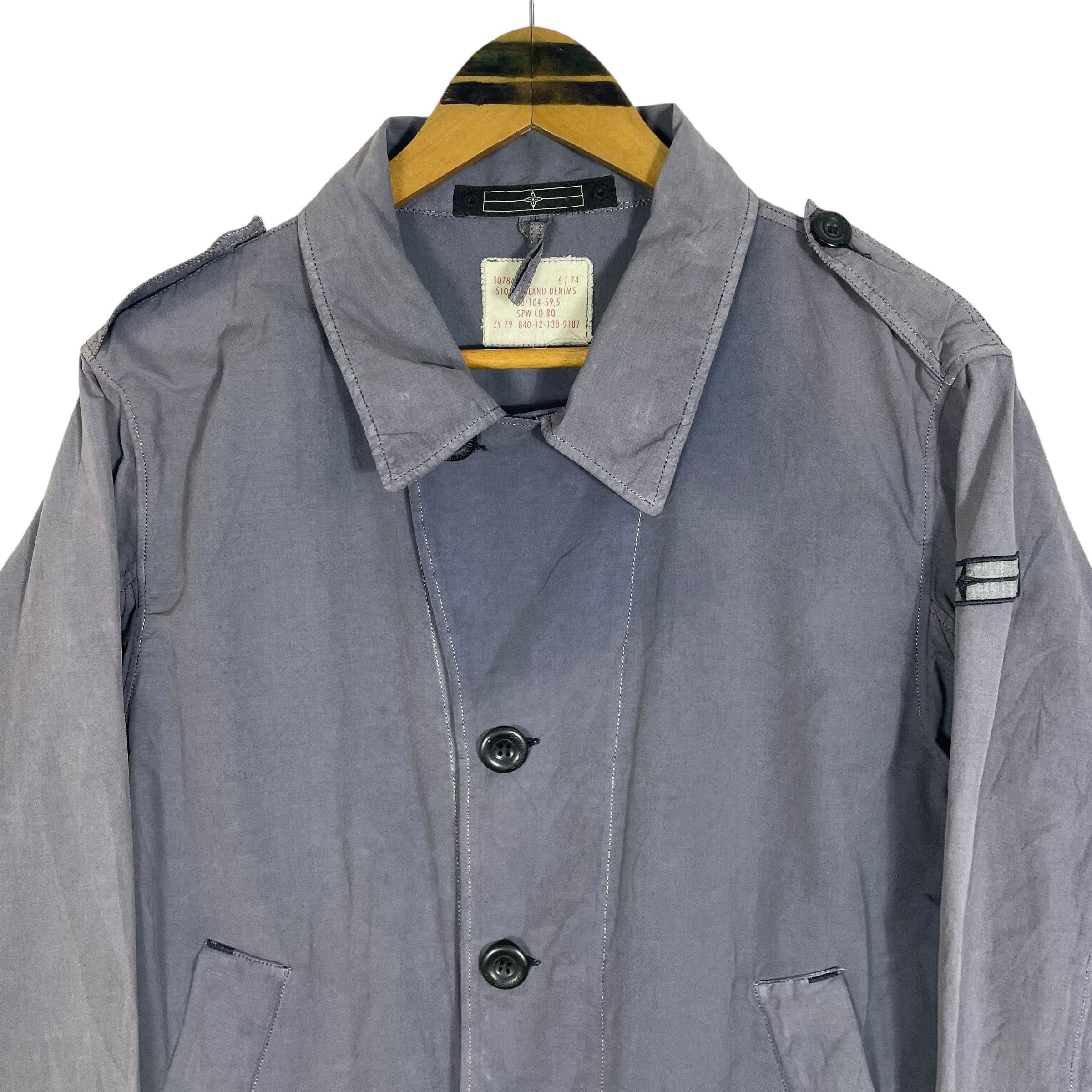 Stone Island Vintage Stone Island Denims S/S 2008 Light Jacket Size US L / EU 52-54 / 3 - 7 Thumbnail