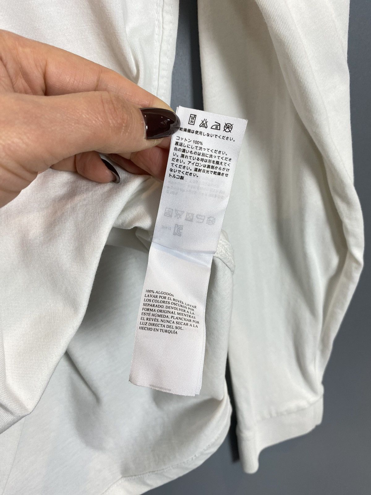 Allsaints Allsaints Bramford LS Polo Shirt Long Sleeve Size S White Size US S / EU 44-46 / 1 - 8 Thumbnail