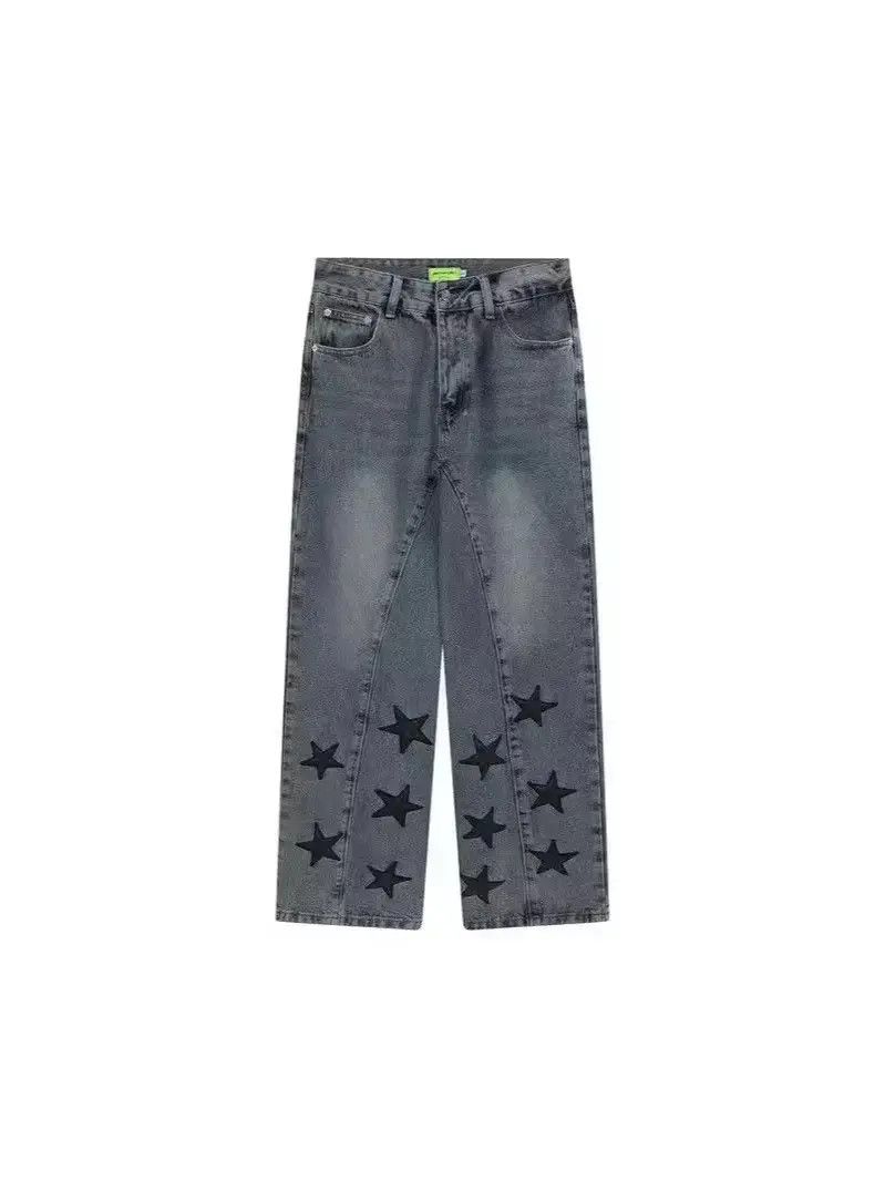 Japanese Brand Retro loose straight leg casual jeans Size US 30 / EU 46 - 6 Thumbnail