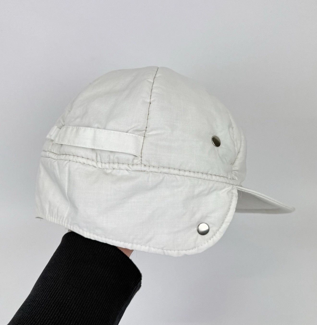 Adidas Vintage Adidas Made in West Germany Hat Cap White Insulated Size ONE SIZE - 9 Thumbnail