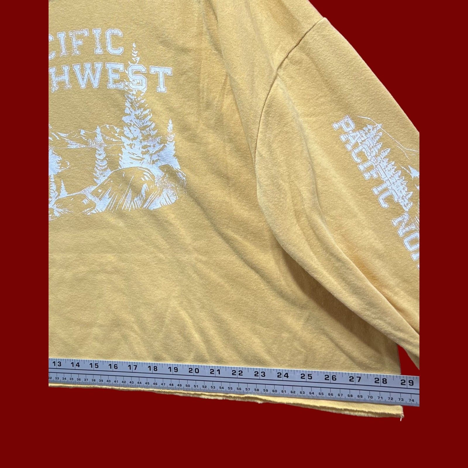 Other Women’s Crop Top Sweatshirt - Yellow - Extra Larga Size XL / US 12-14 / IT 48-50 - 5 Thumbnail