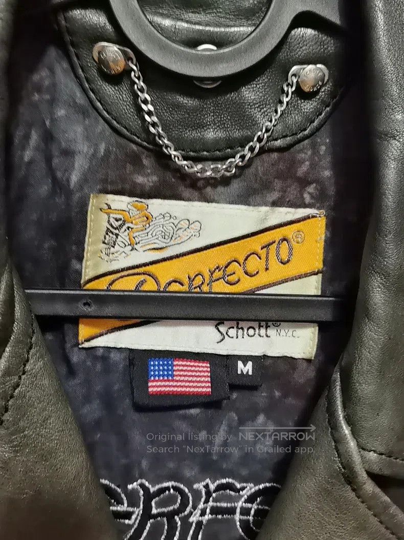 Schott Schott Motorcycle jacket leather jacket Size US M / EU 48-50 / 2 - 2 Thumbnail