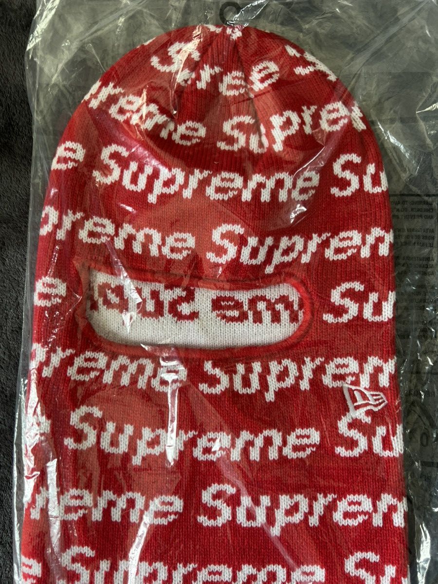 Supreme Supreme Repeat Balaclava Red Size ONE SIZE - 3 Thumbnail