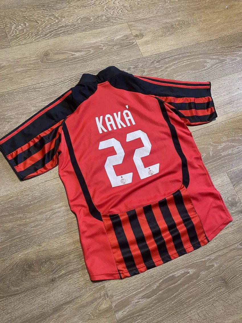 Adidas × Vintage Vintage 2007-2008 AC Milan KAKA Home Soccer Football Jersey Size US XL / EU 56 / 4 - 8 Thumbnail