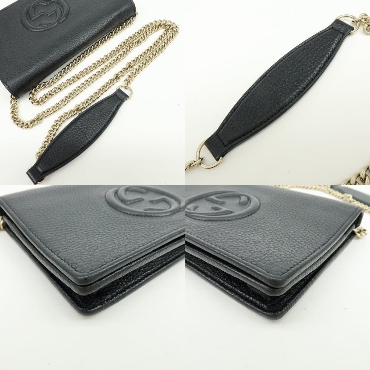 Gucci Gucci Soho Interlocking G Chain Wallet Crossbody Bag Size ONE SIZE - 4 Thumbnail