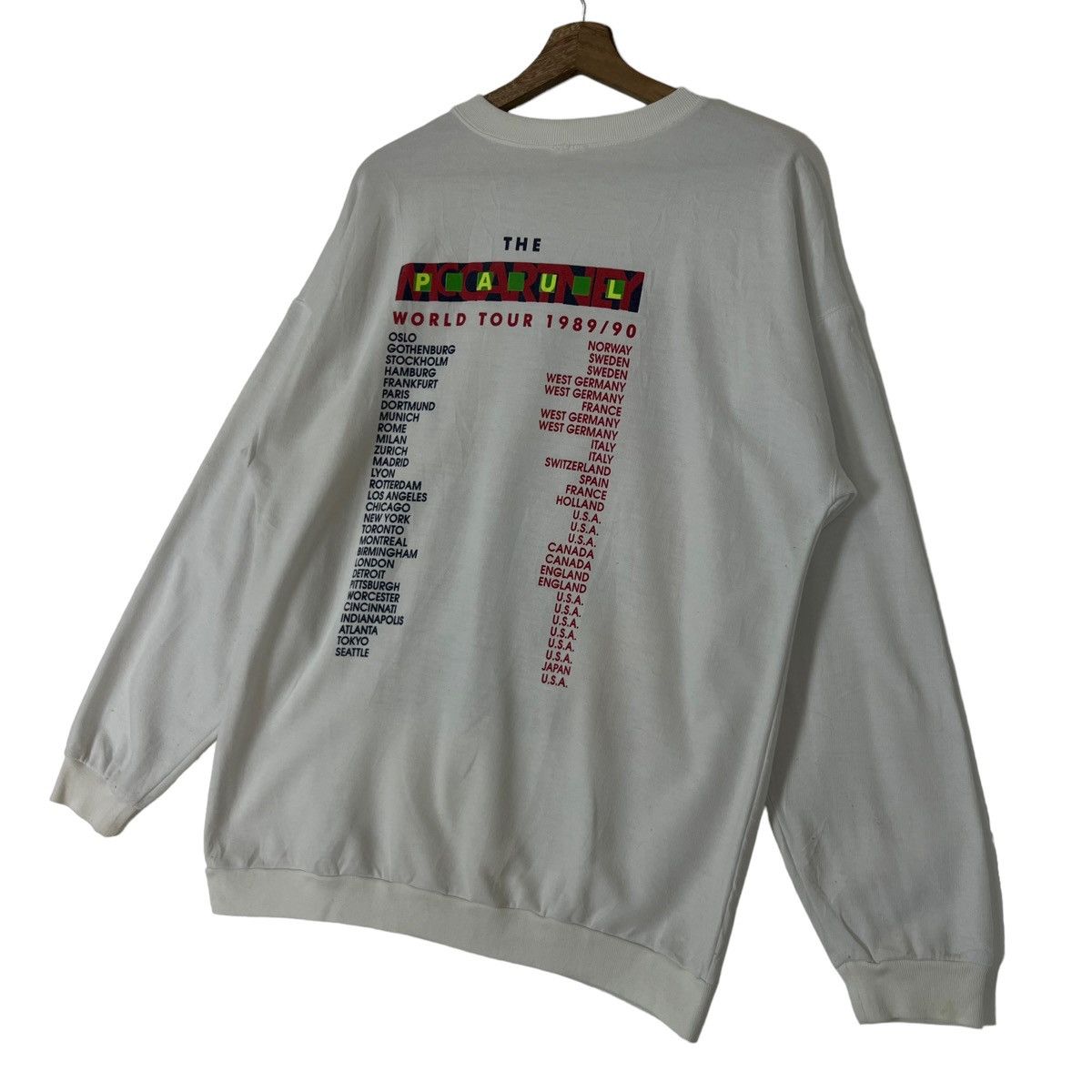 Band Tees 🔥VINTAGE 1989 PAUL MCCARTHY WORLD TOUR BROCKUM SWEATSHIRT Size US L / EU 52-54 / 3 - 10 Thumbnail