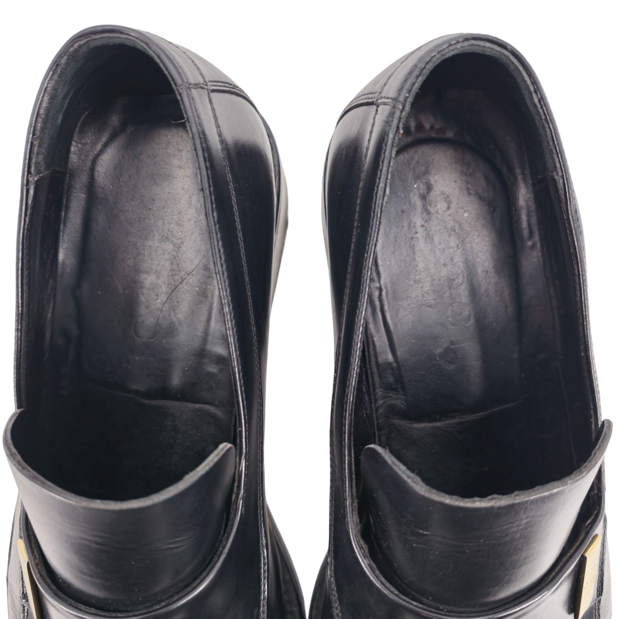 Gucci Gucci Italian Luxury Dress Shoes Men's 10.5 Black Leather Size US 10.5 / EU 43-44 - 6 Thumbnail