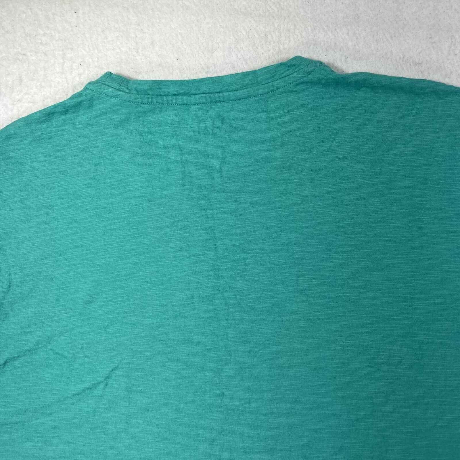 Michael Kors Michael Kors Men's Large Teal Green Canvas T Shirt Size US L / EU 52-54 / 3 - 11 Thumbnail