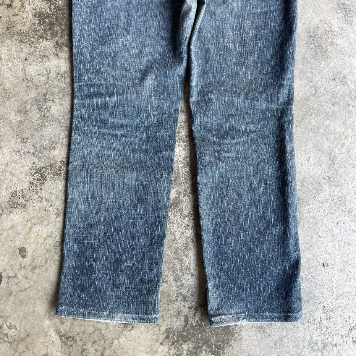 Edwin 🔥Vintage Edwin 4004 Stoned Washed Women Distress Denim Jeans Size 31" - 6 Thumbnail