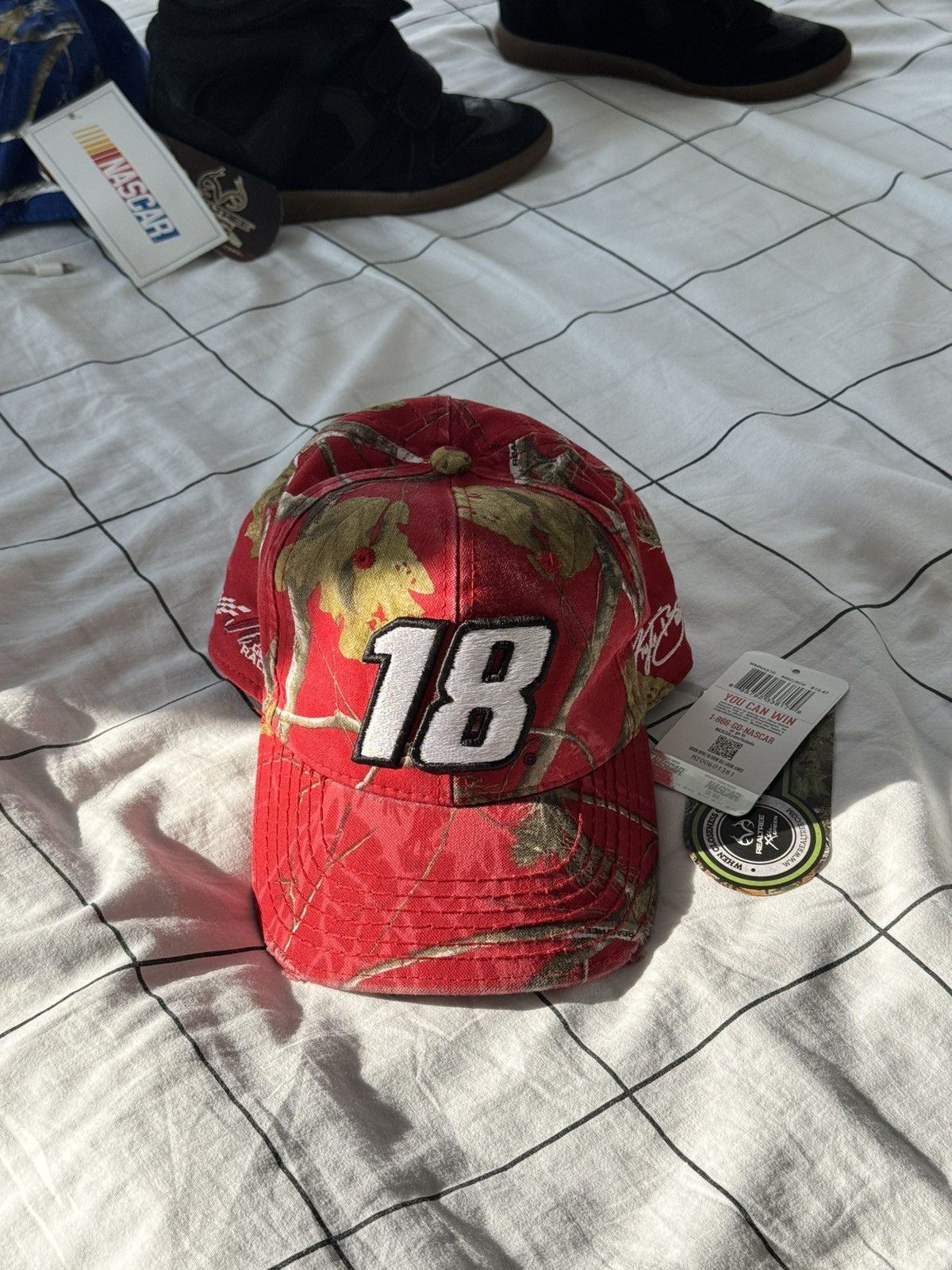 NASCAR Y2K Nascar Realtree Racing Cap Hat #18 Fox Racing Size ONE SIZE - 1 Thumbnail