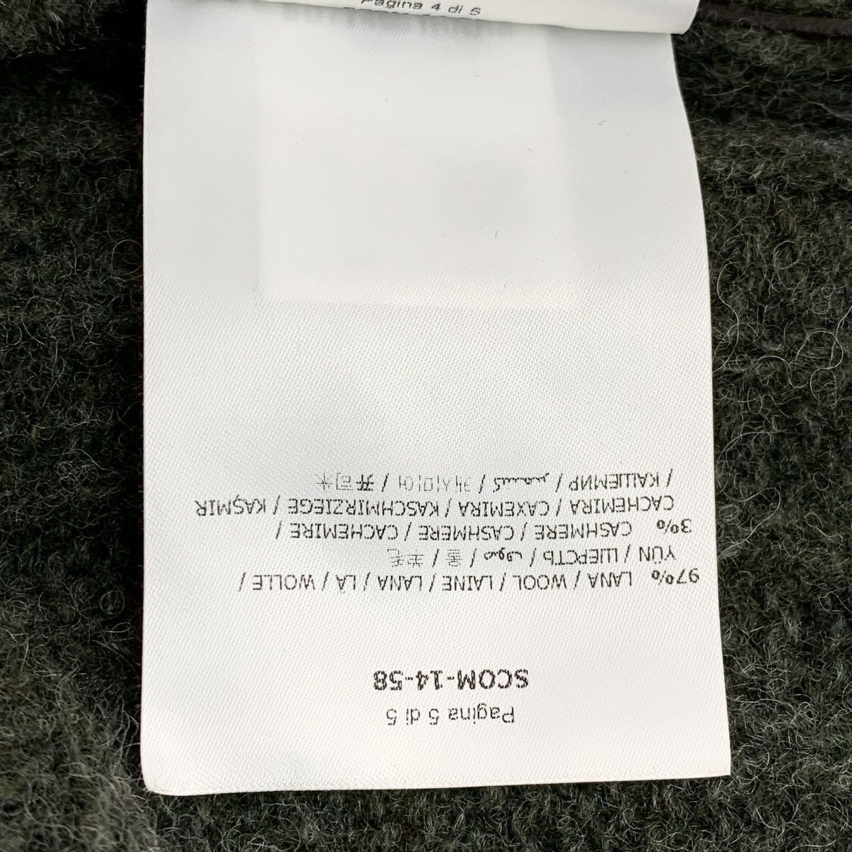 Moncler Moncler Grey Wool Crew Neck Long Sleeve Knit Sweater K26WX Size US XL / EU 56 / 4 - 7 Thumbnail
