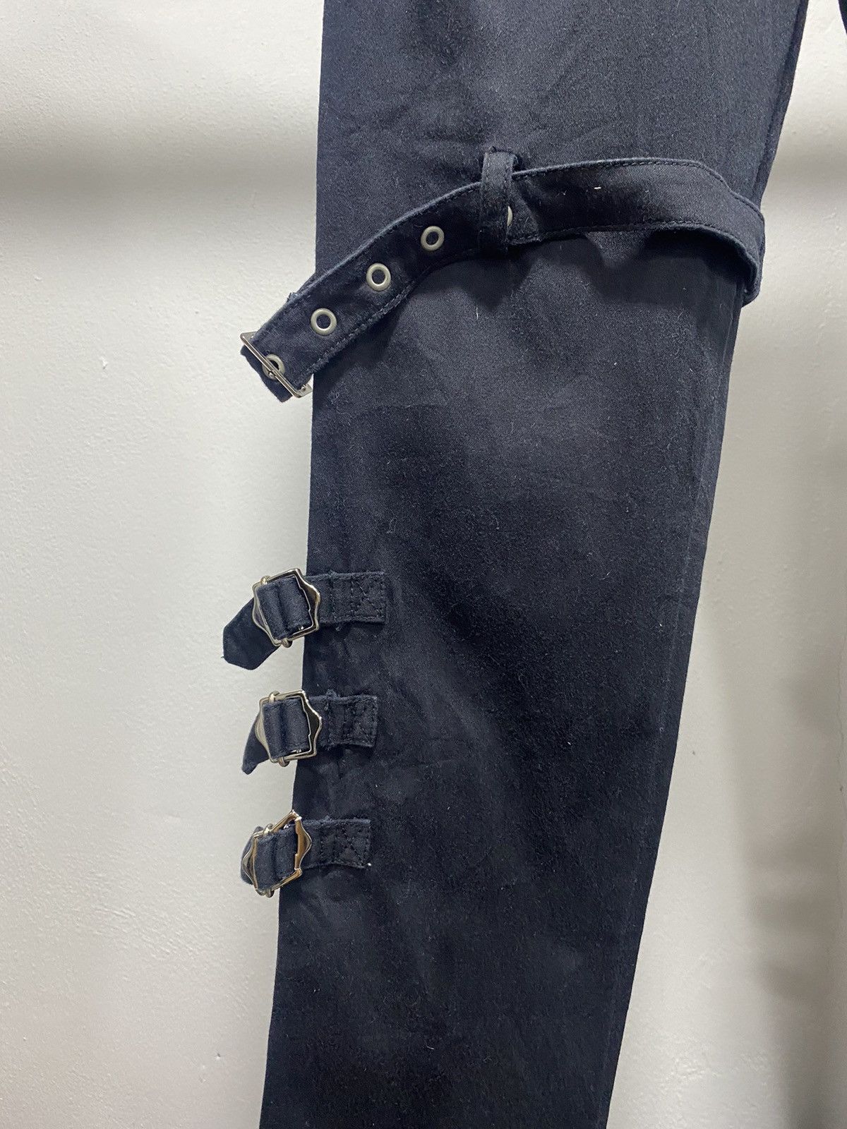 Japanese Brand Sick☠️ Corvo Bianco Flare Bondage Punk Grunge Lgb Gothic Size US 26 / EU 42 - 9 Thumbnail