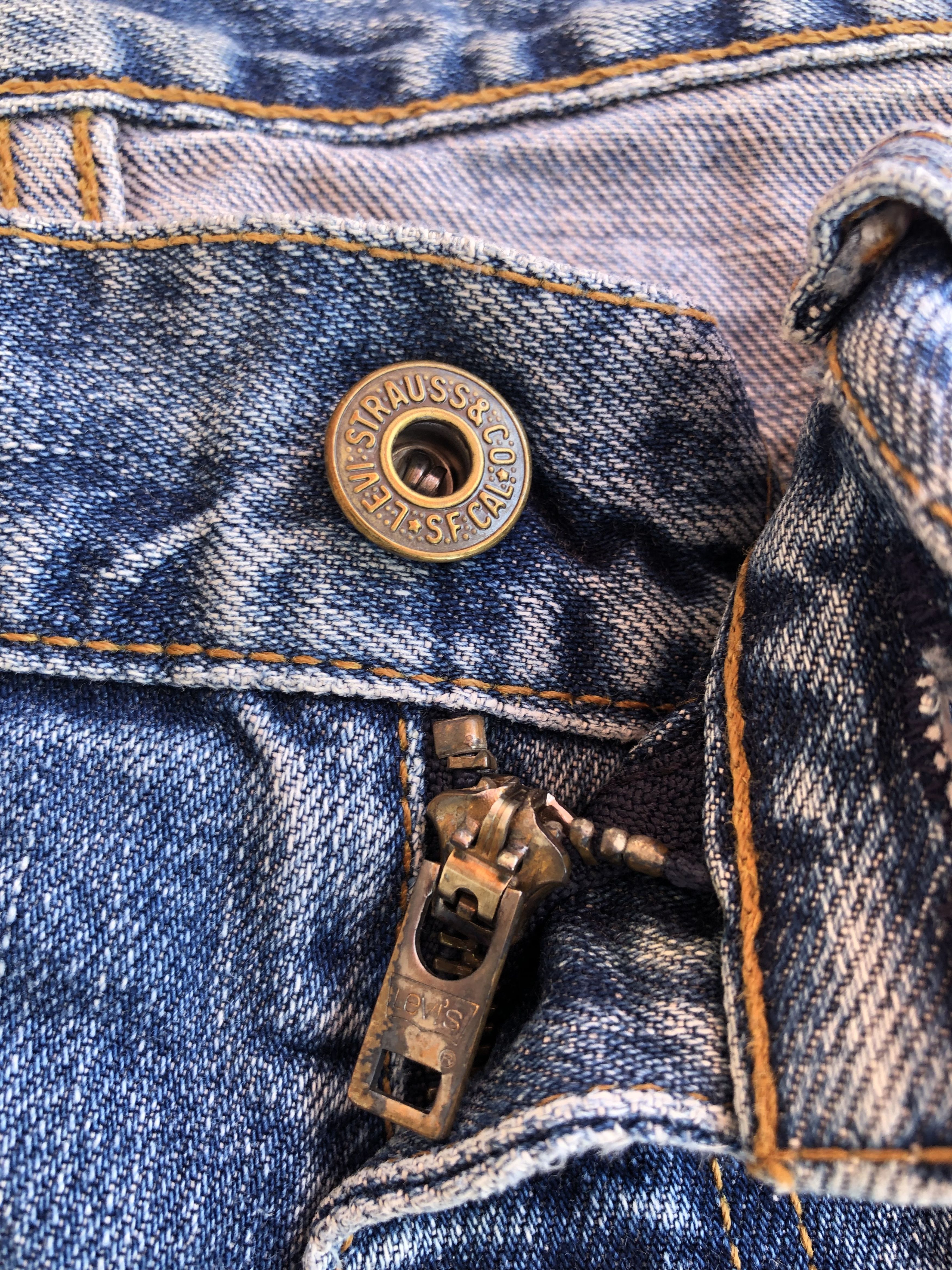 Levi's × Levi's Vintage Clothing Vintage Distressed Levis 503 Selvedge Cut Off Men Denim Size US 32 / EU 48 - 5 Thumbnail