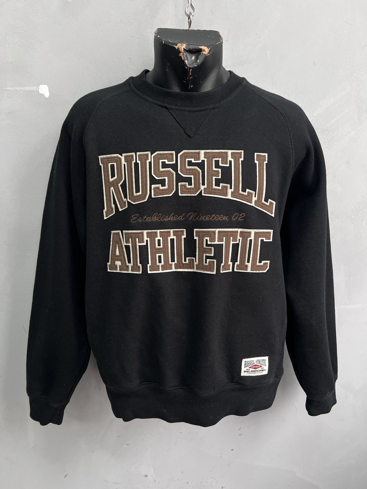 Russell Athletic Black Hoodie Russel Athletic sweatshirt Vintage Style Y2K Size US M / EU 48-50 / 2 - 1 Thumbnail