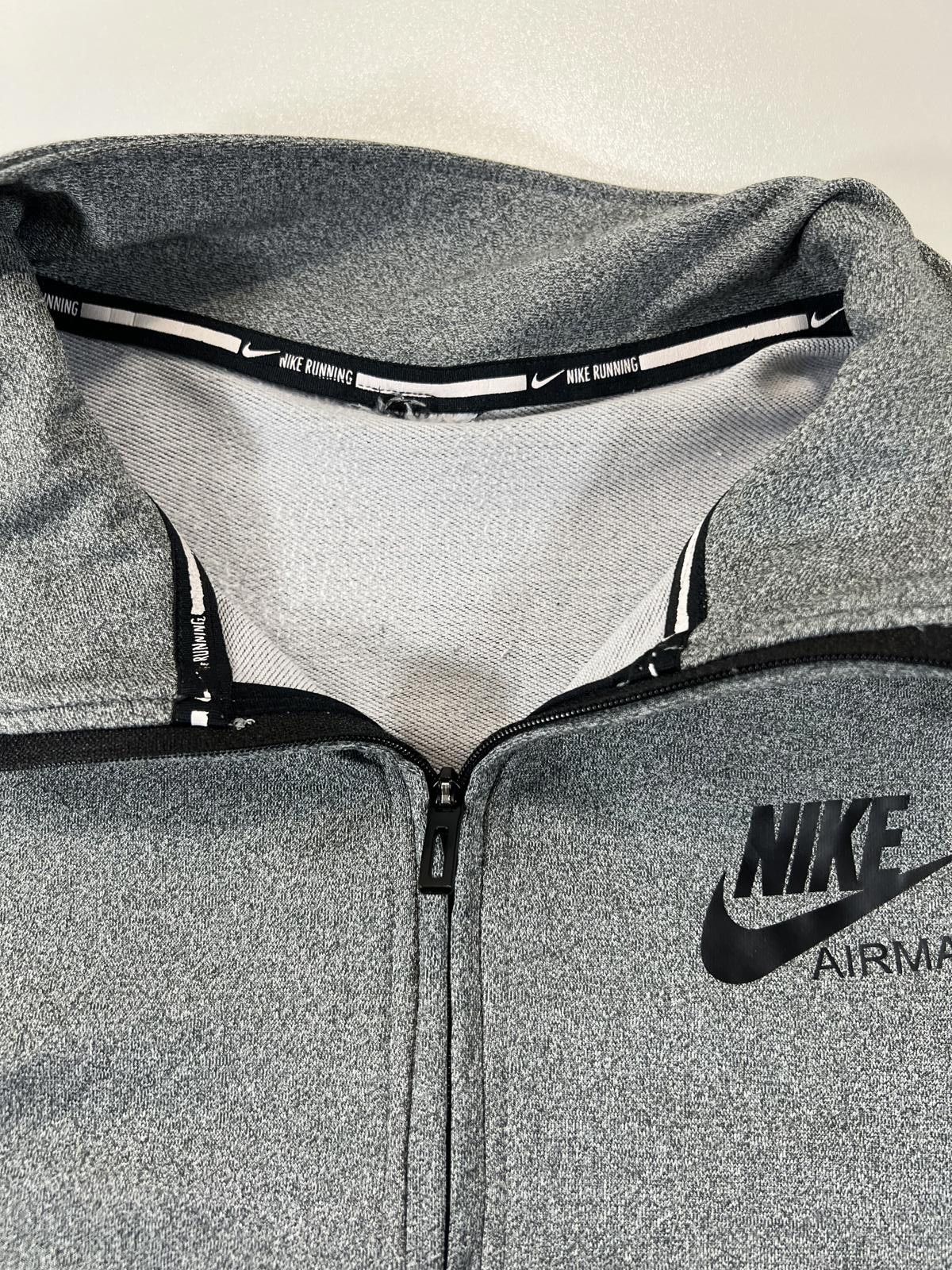 Nike Nike Air Max Grey Quarter-Zip Pullover Sweatshirt Size US M / EU 48-50 / 2 - 3 Thumbnail