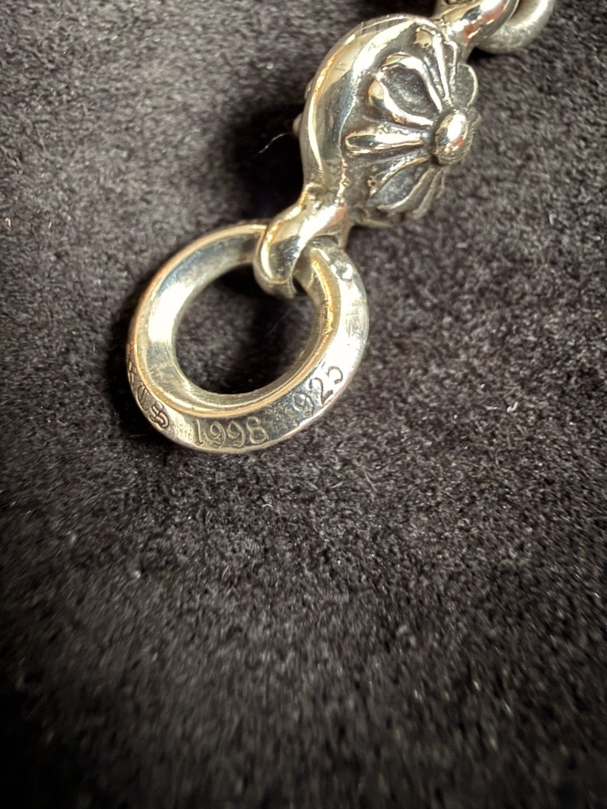 Chrome Hearts Chrome Hearts 1 Ball Tiny CH Cross Pendant + Ball Chain Size ONE SIZE - 20 Thumbnail
