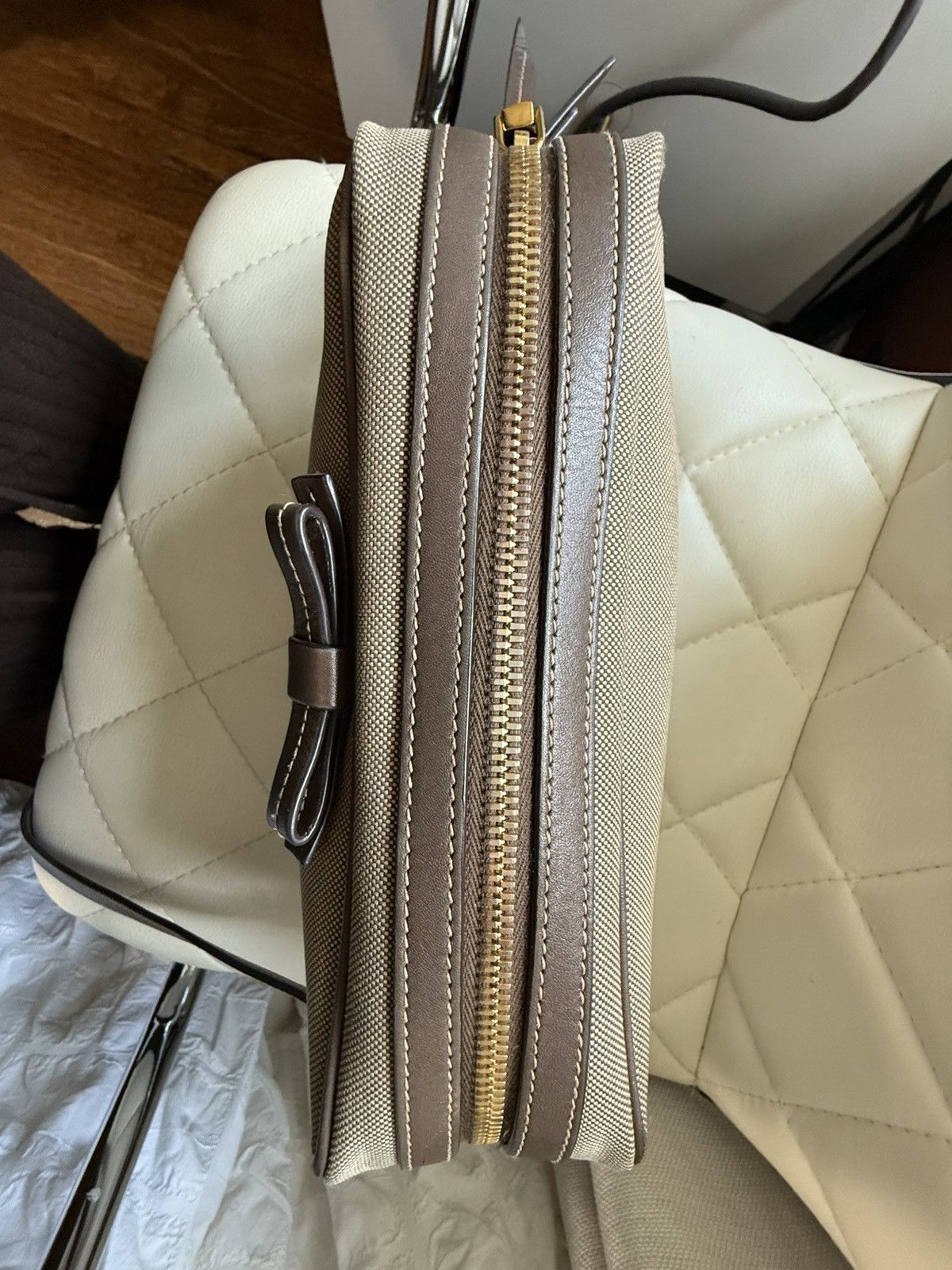 Prada City Calf-Trimmed Canapa Logo Camera Bag Size ONE SIZE - 14 Thumbnail