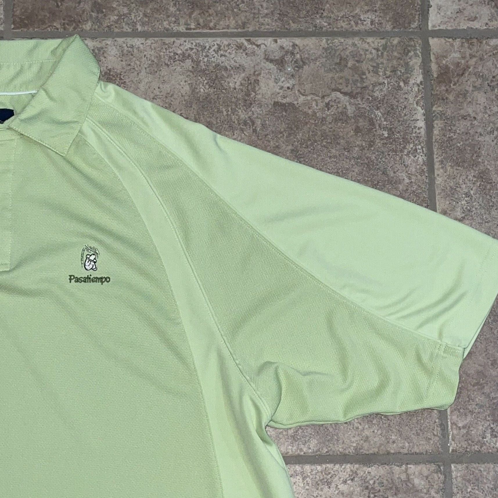 Vintage Straight Down Polo Men's XL Green Golf Performance Polo Size US XL / EU 56 / 4 - 3 Thumbnail