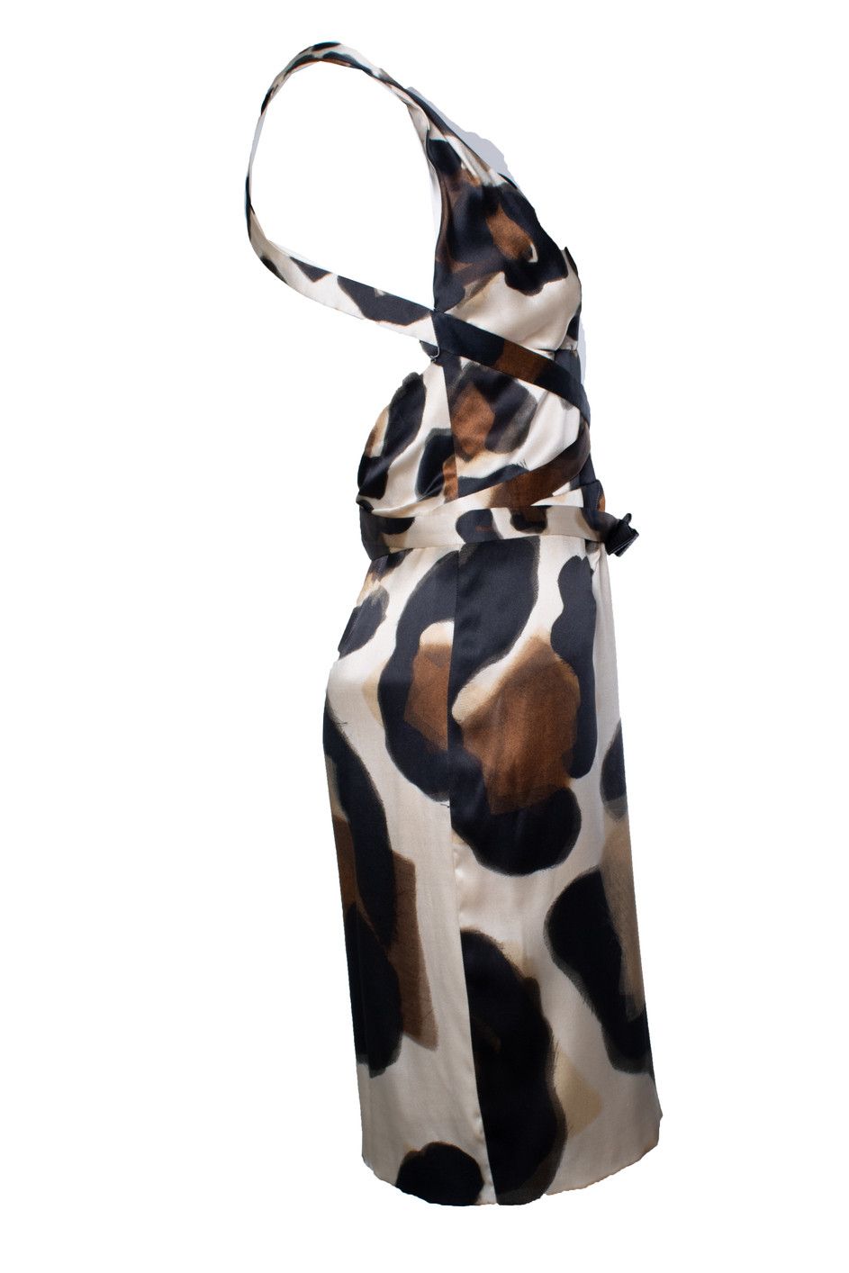 Versace Versace, silk printed dress with bolero Size S / US 4 / IT 40 - 4 Thumbnail