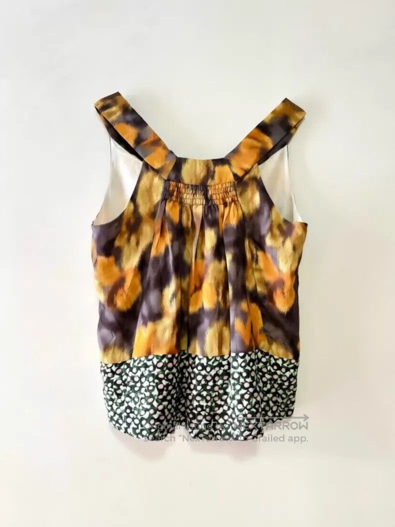 Dries Van Noten Dries Van Noten Silk Printed Tank Top Size M / US 6-8 / IT 42-44 - 2 Thumbnail
