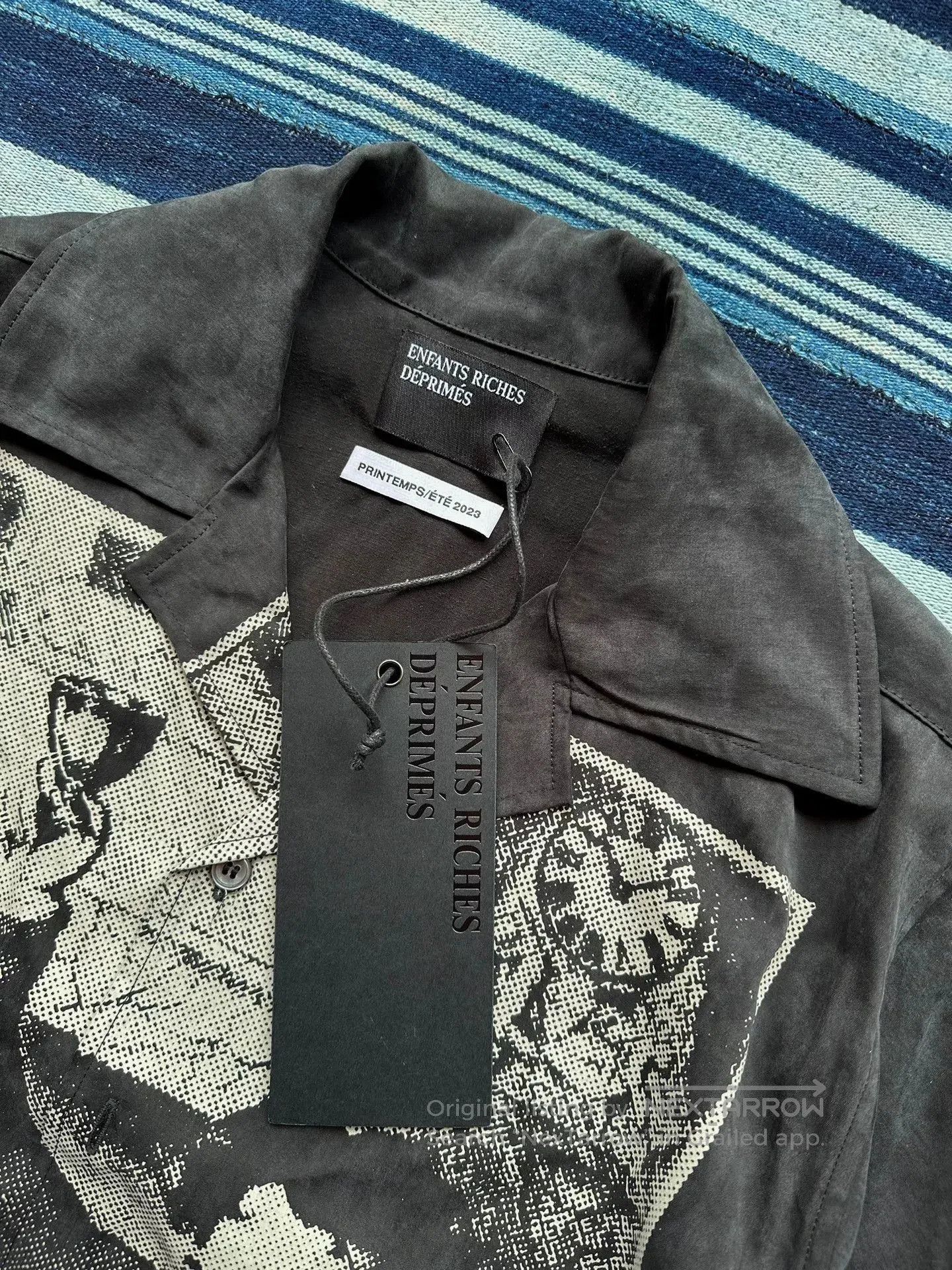 Enfants Riches Deprimes black and white graphic short sleeve shirt. Size US S / EU 44-46 / 1 - 3 Thumbnail