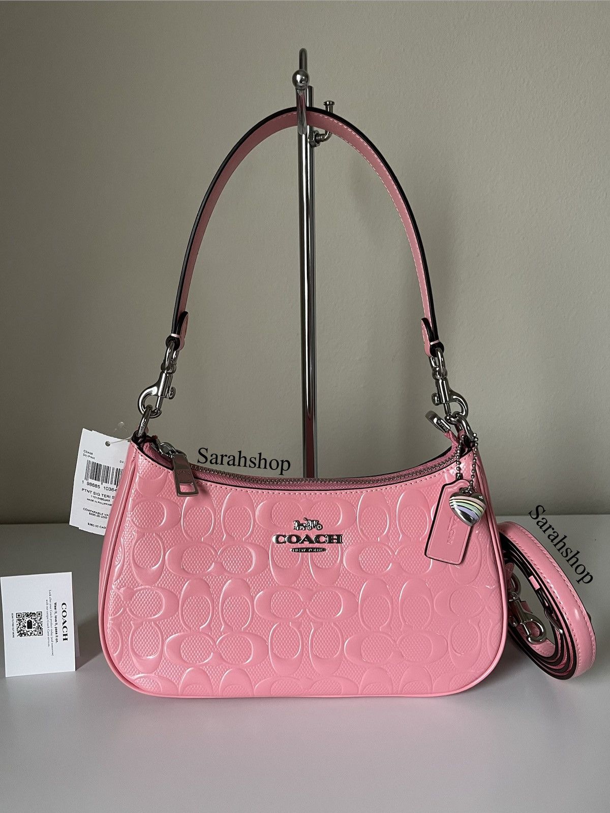 Coach Coach Teri Shoulder Bag With Heart Charm Size ONE SIZE - 1 Thumbnail