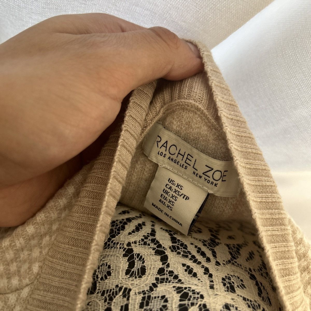 Rachel Zoe Racheal zoe cream sweater vest Size XS / US 0-2 / IT 36-38 - 5 Thumbnail