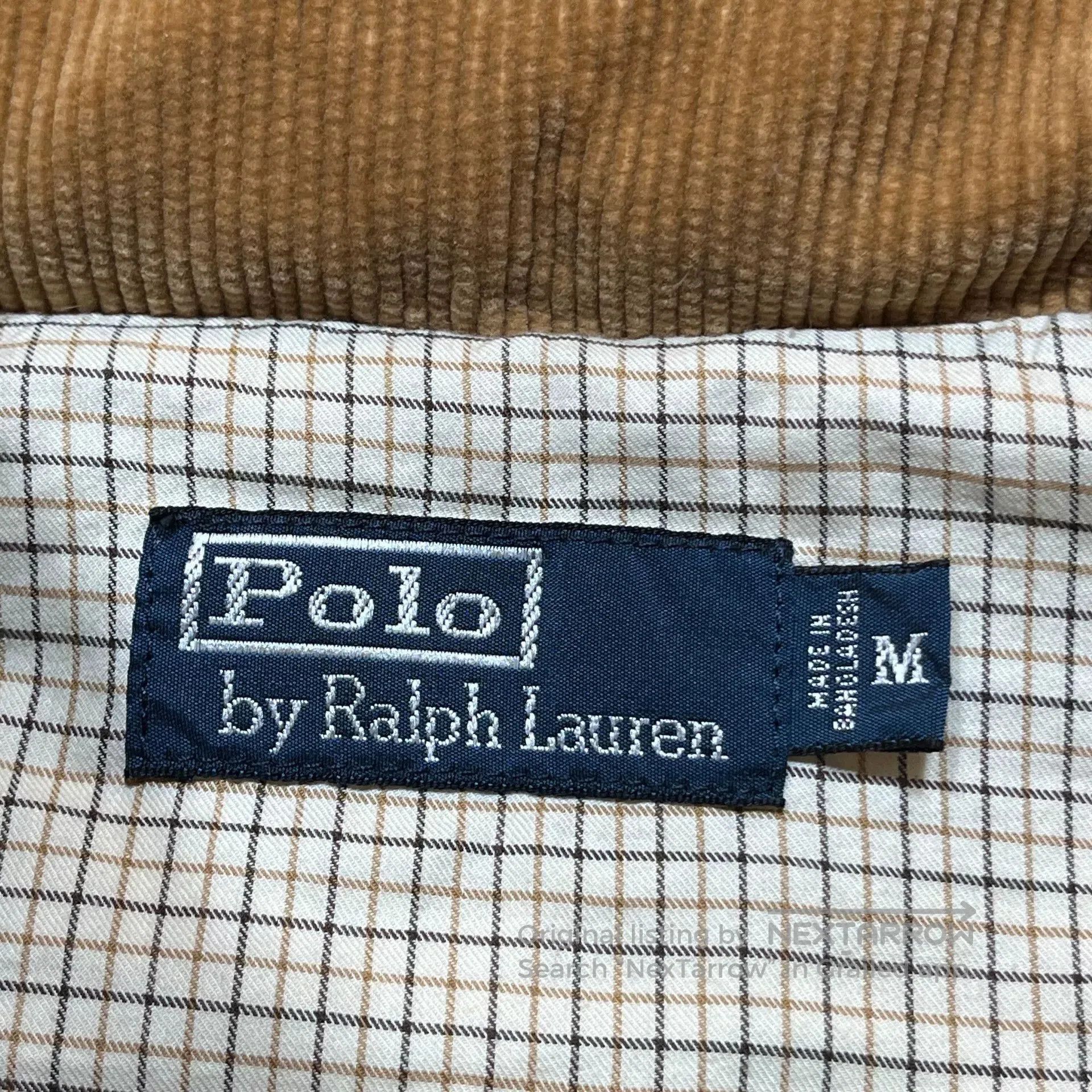 RRL Ralph Lauren Classic Corduroy and Leather Hunting Vest. Size US M / EU 48-50 / 2 - 5 Thumbnail