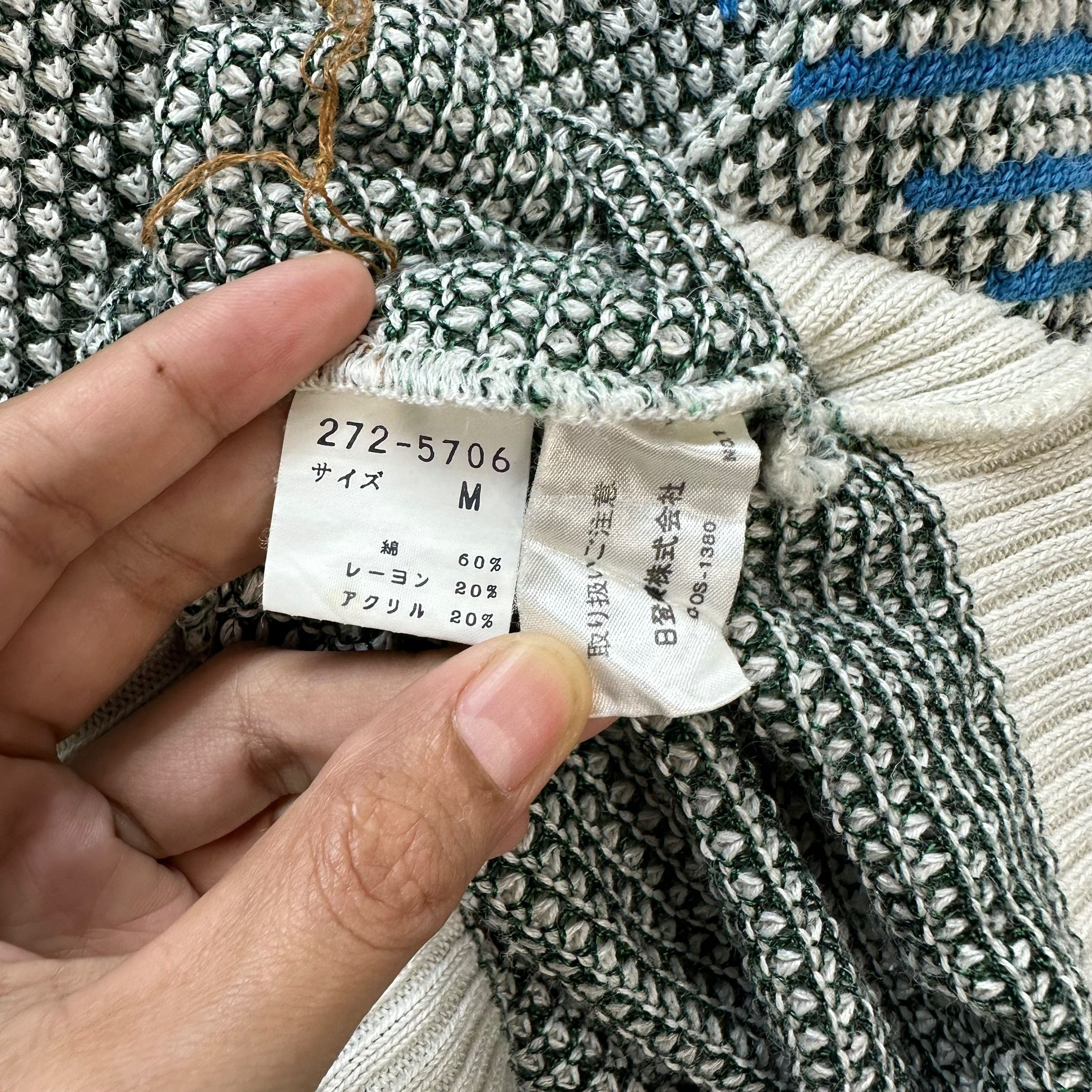 Japanese Brand FRANCO VENANZI KNITWEAR SWEATER JUMPER #9072-54 Size M / US 6-8 / IT 42-44 - 7 Thumbnail