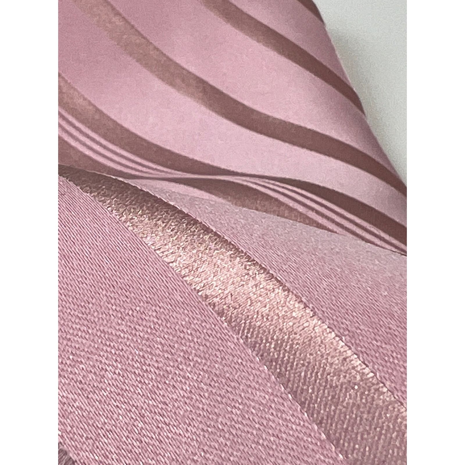 Jones New York Jones New York Men's Pink Striped 100% Silk Necktie Neck Tie Size ONE SIZE - 5 Thumbnail